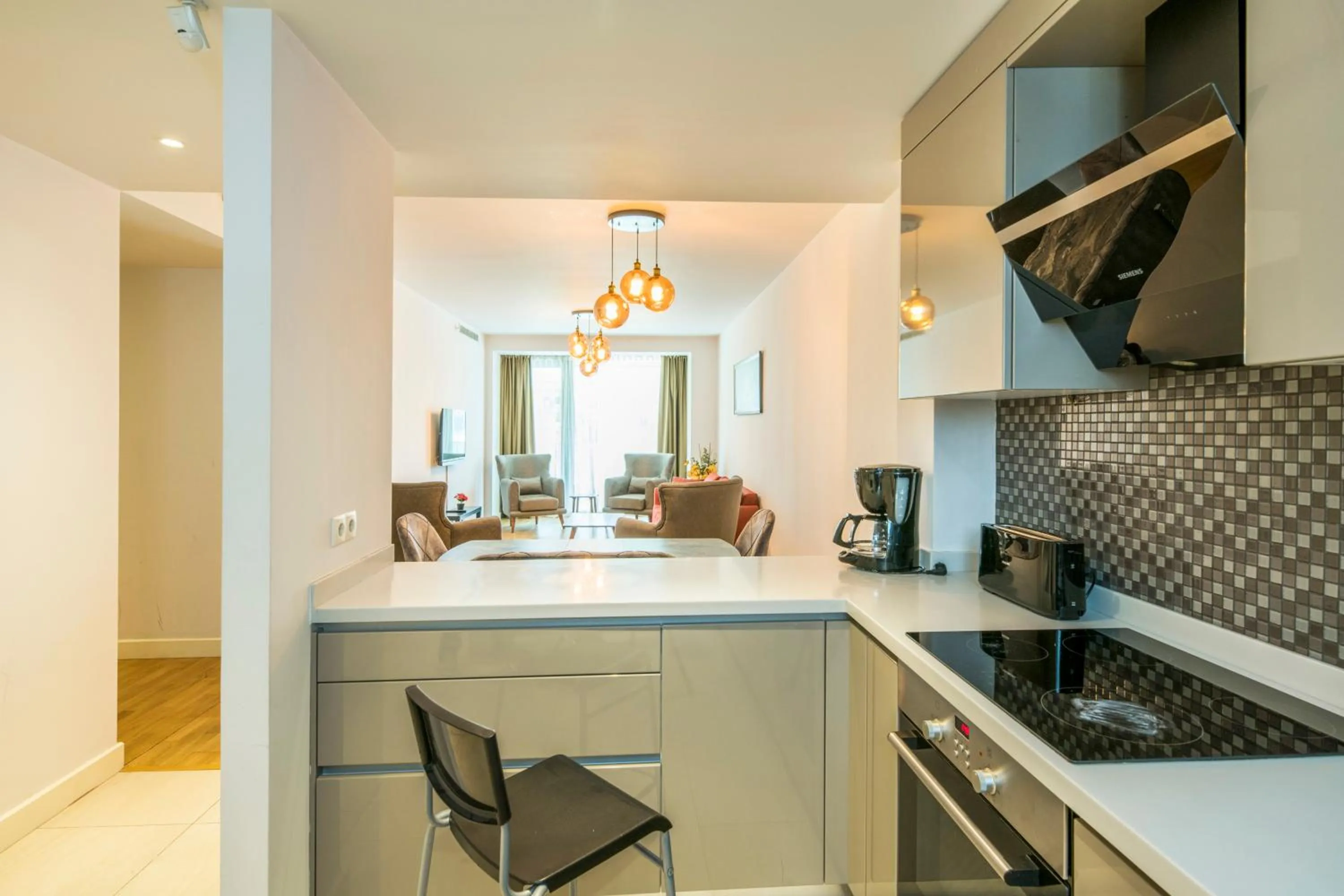 Kitchen or kitchenette in Classy Suite Taksim