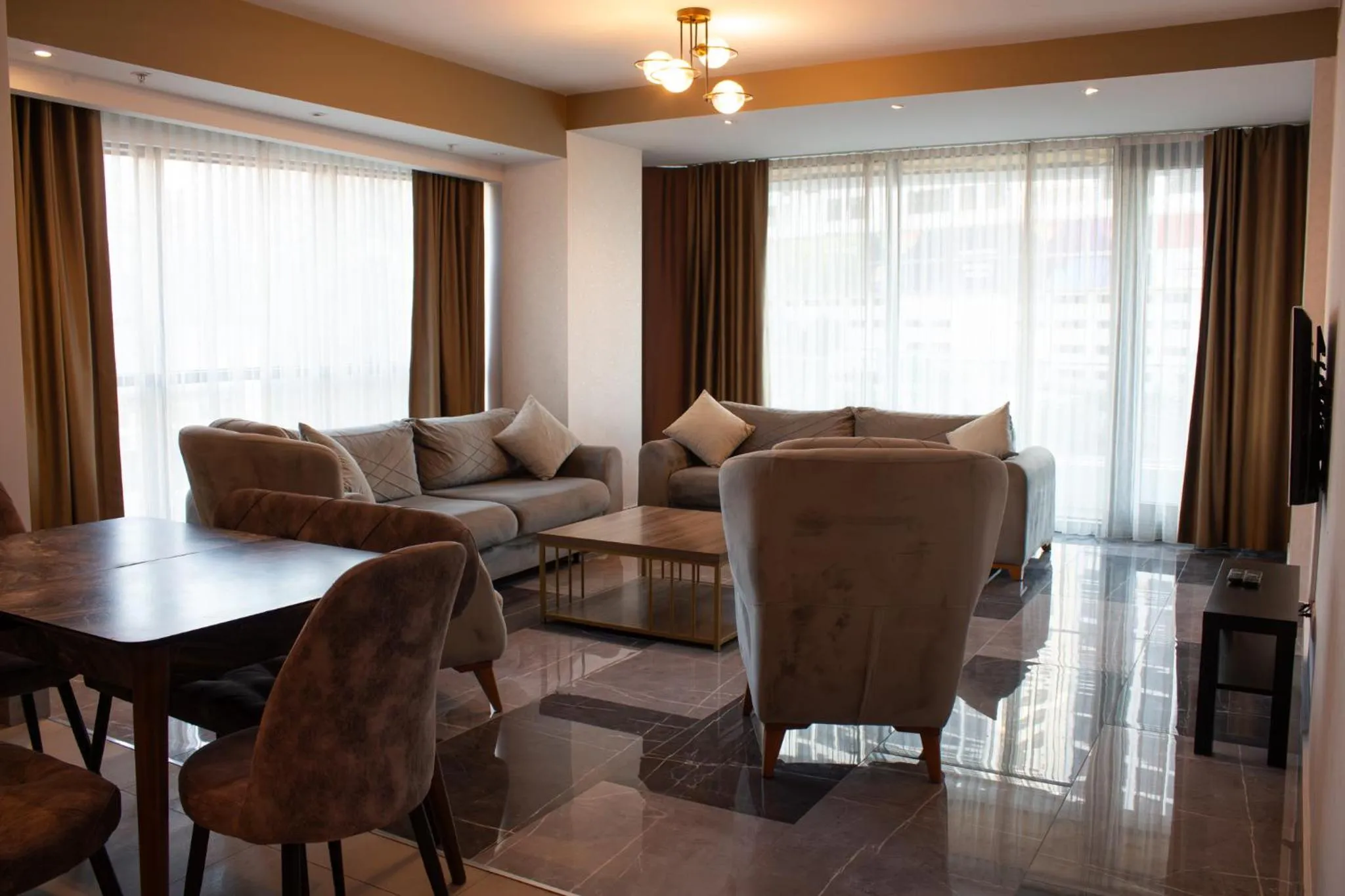 Seating area in Classy Suite Taksim