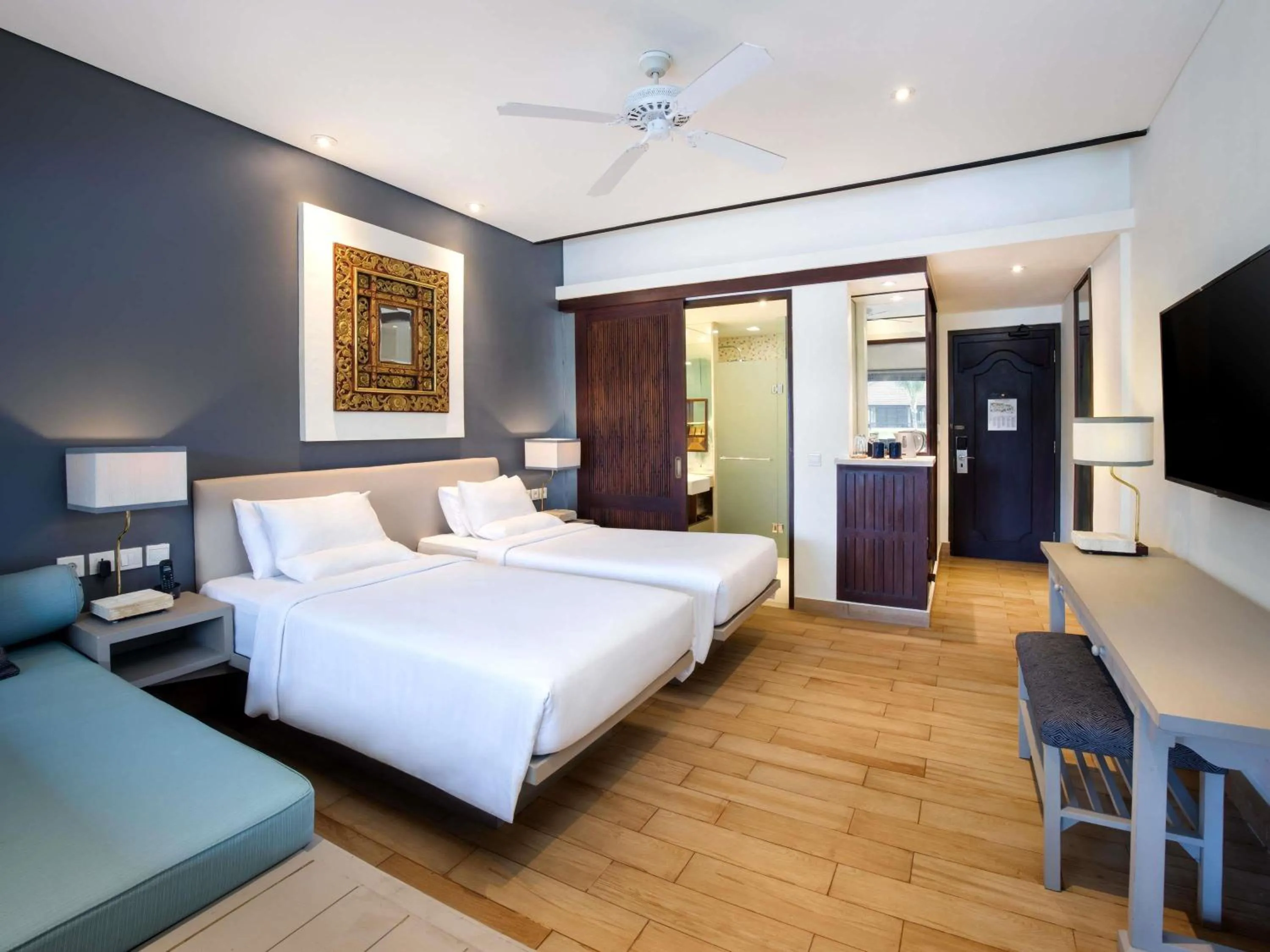 Deluxe Twin Room with Pool View in Novotel Bali Benoa