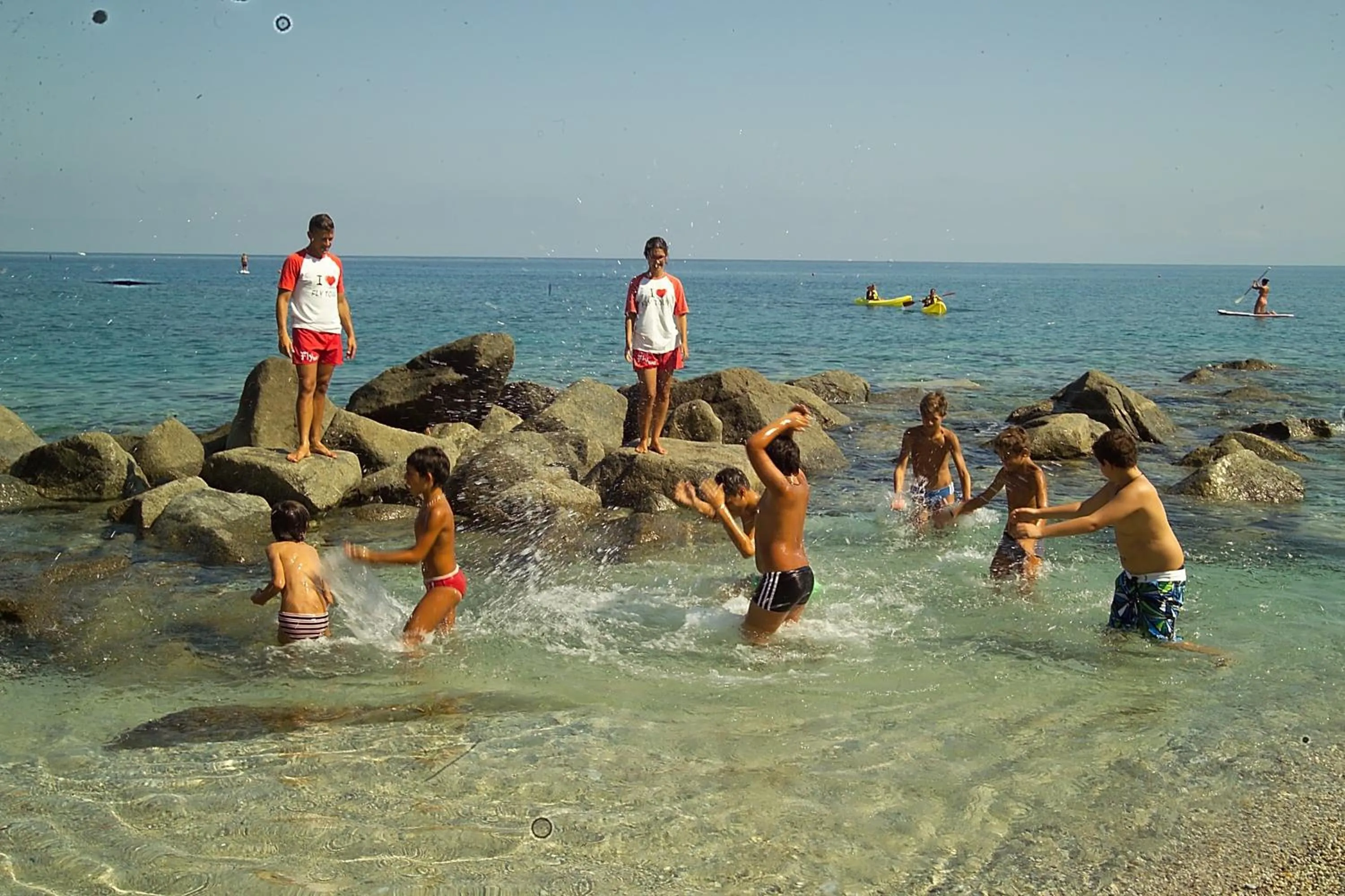 People in Villaggio Hotel Lido San Giuseppe