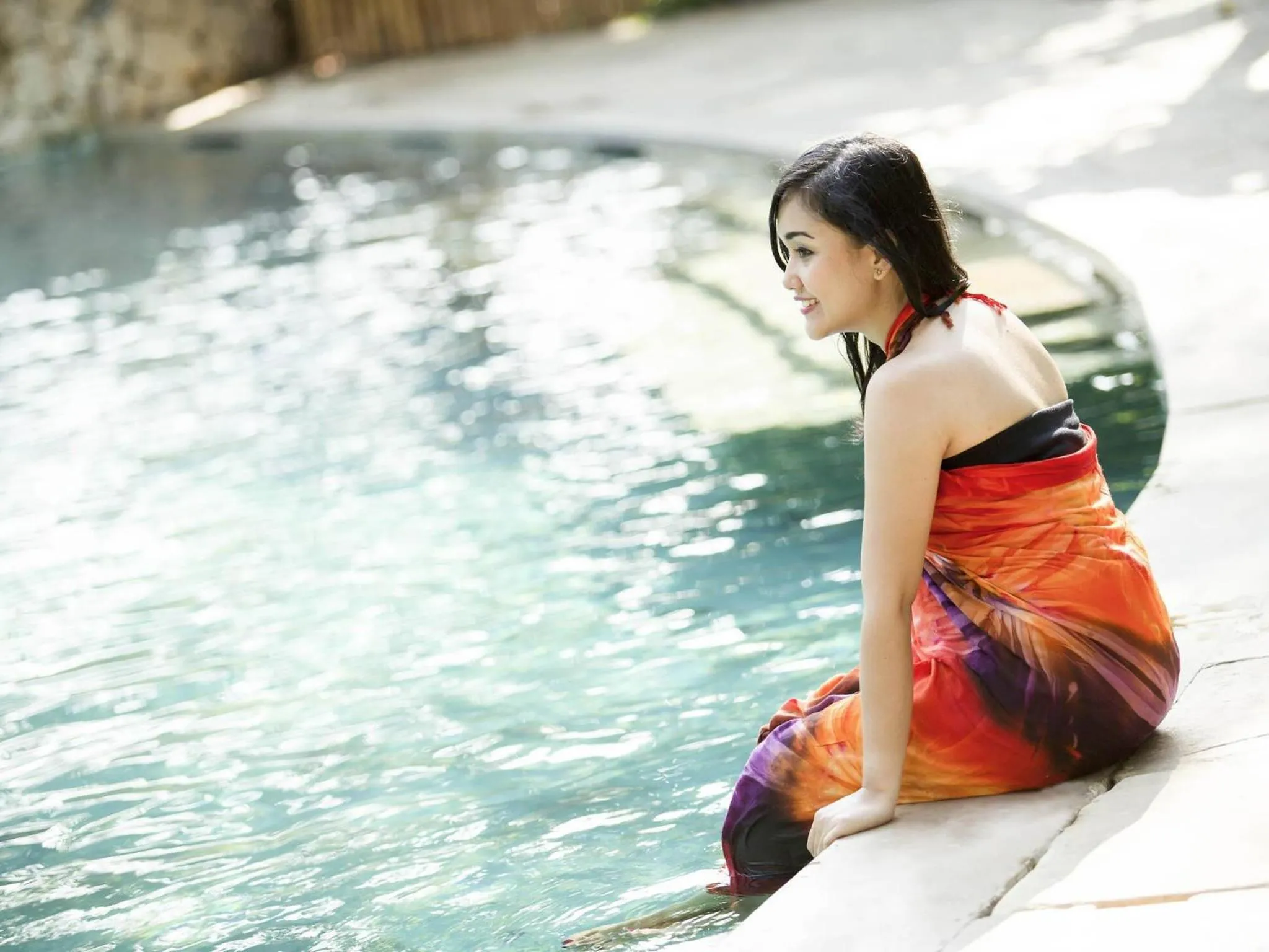 Pool view in Novotel Bali Nusa Dua