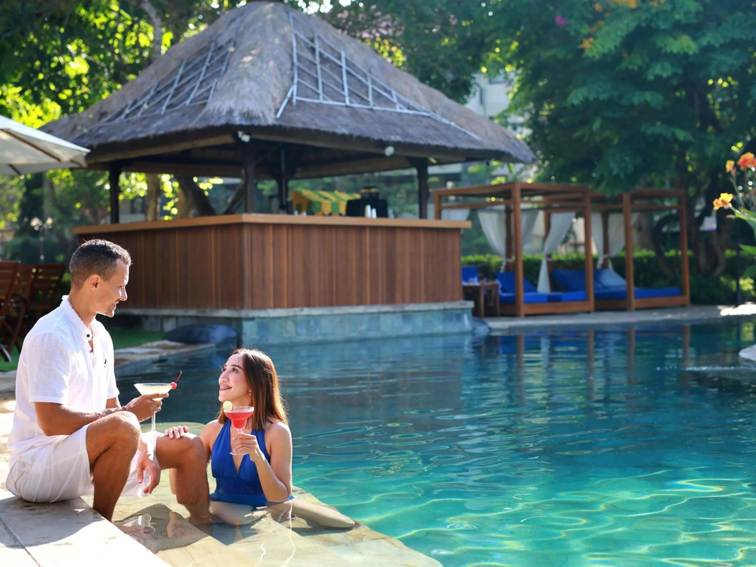 Pool view in Novotel Bali Nusa Dua