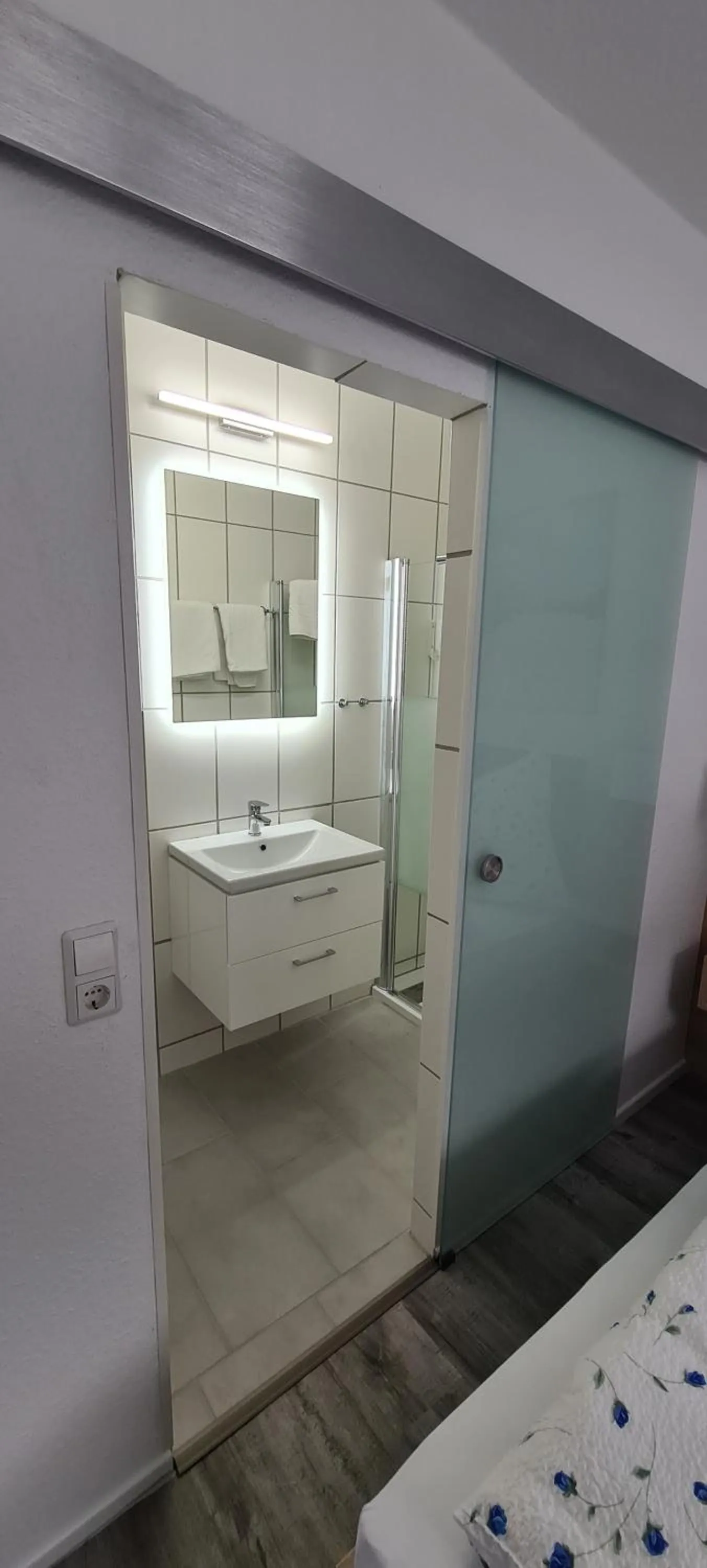 Bed in Hotel Panorama Garni