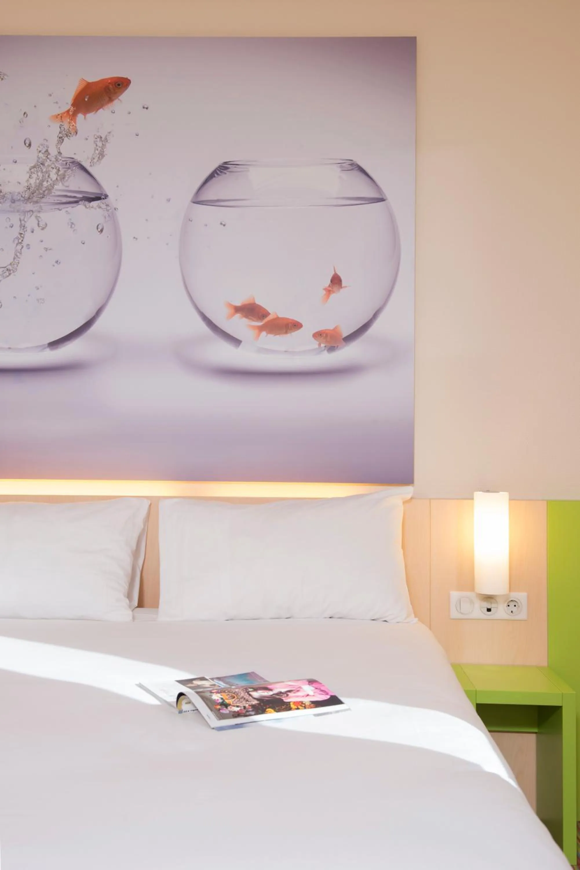 Bed in ibis Styles Paris Roissy-CDG