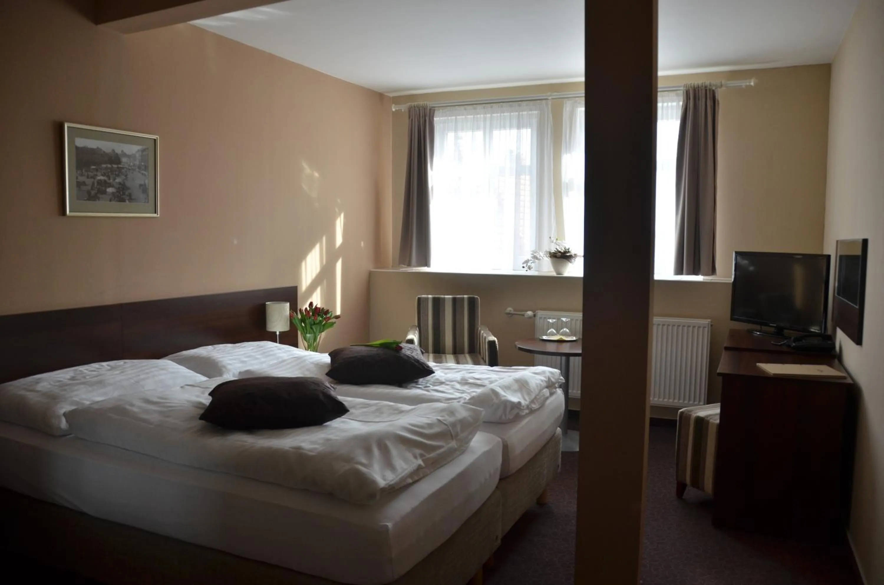 Photo of the whole room, Bed in Hotel U Hradu