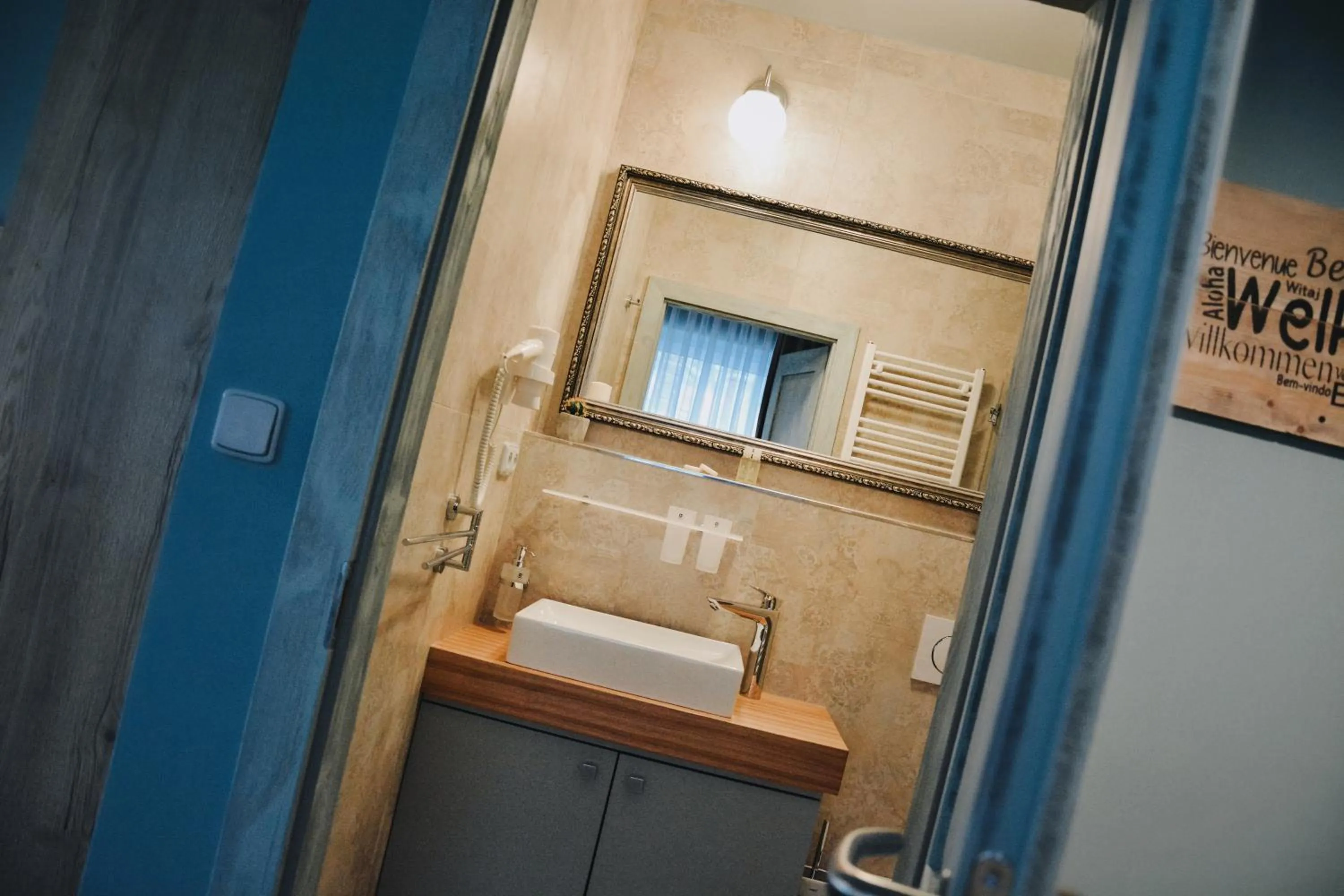 Bathroom in Hotel U Hradu