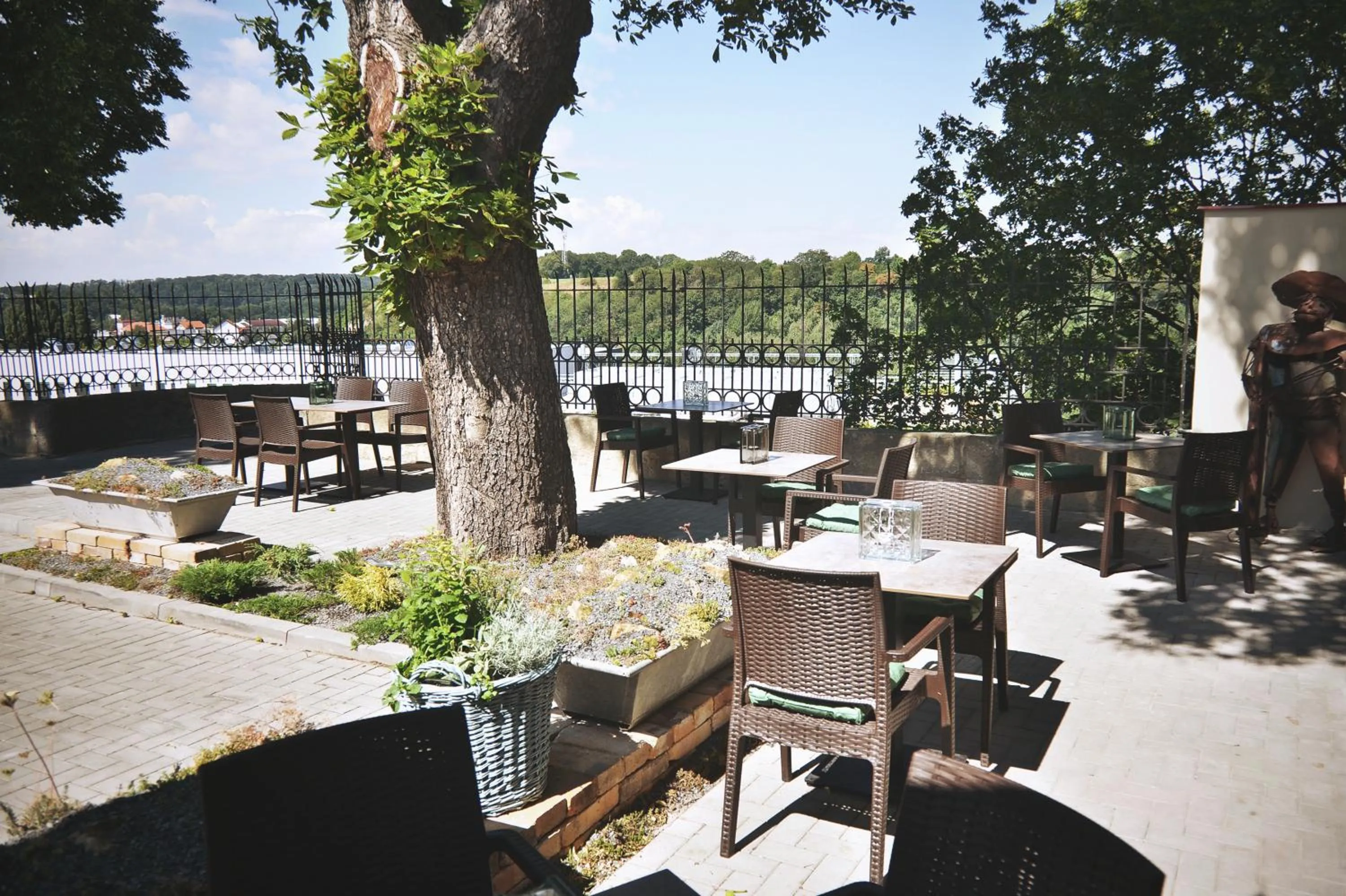 Garden in Hotel U Hradu