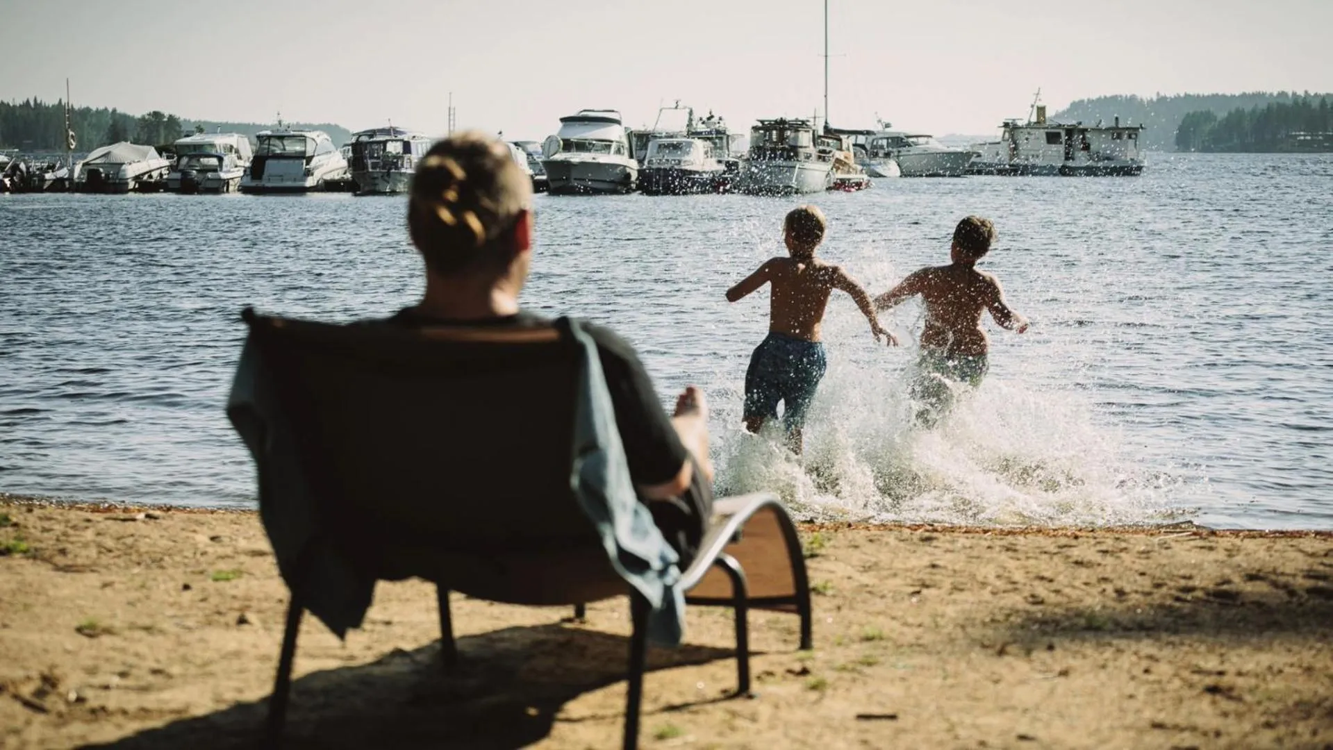 Natural landscape in Sahanlahti Resort