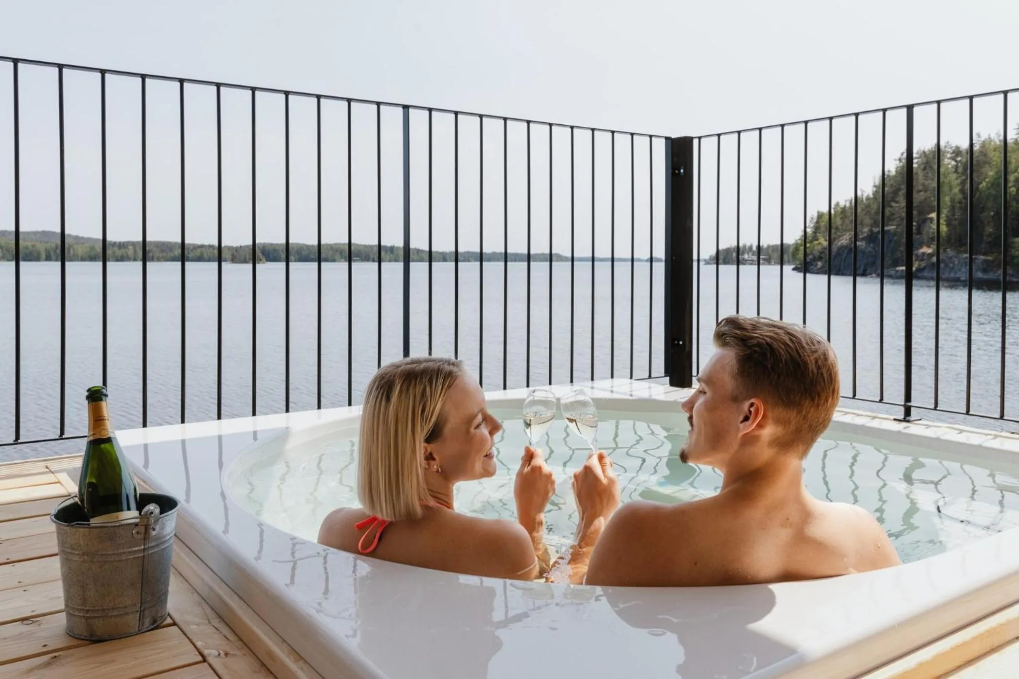 Hot Tub in Sahanlahti Resort