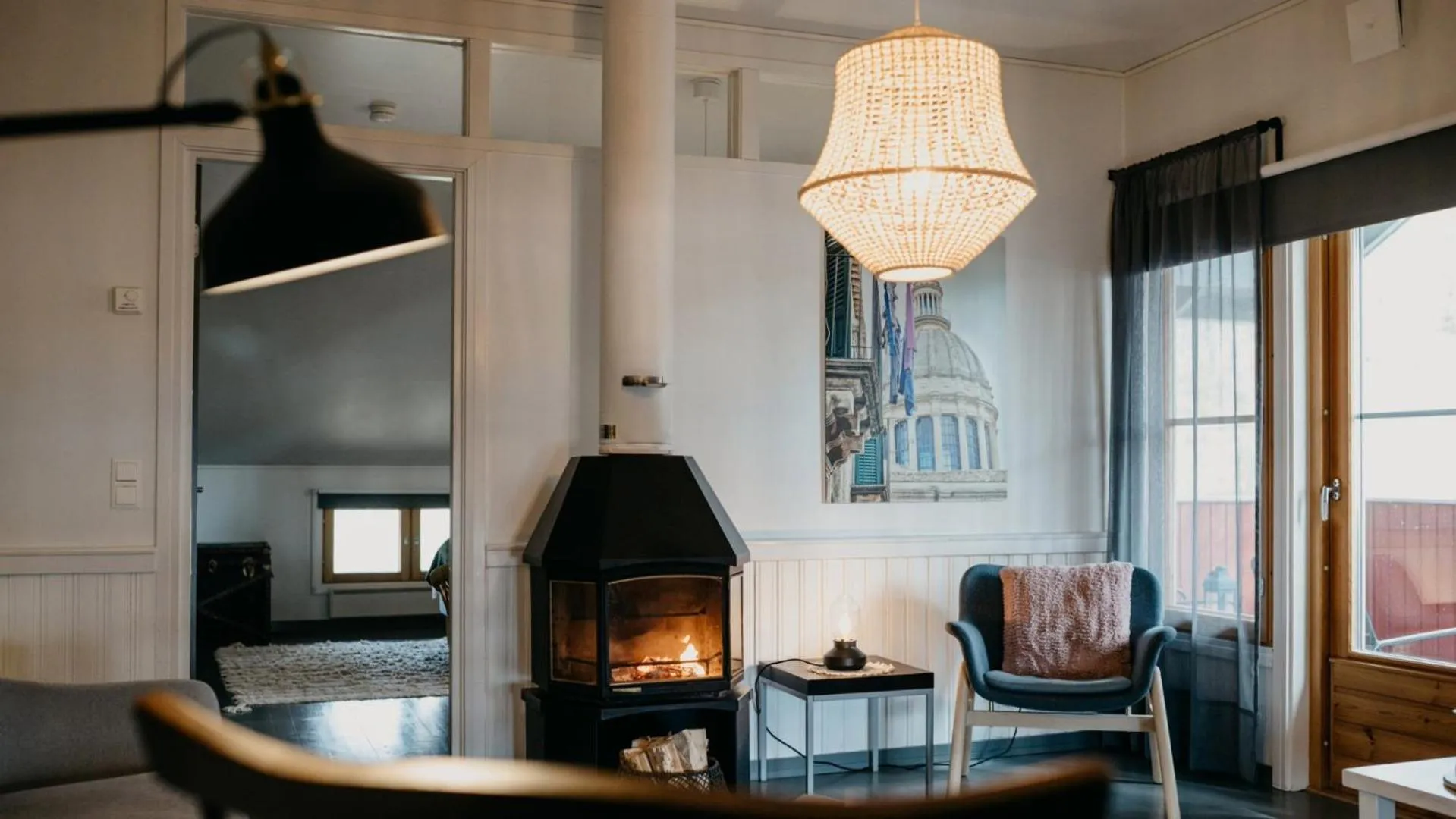 Living room in Sahanlahti Resort