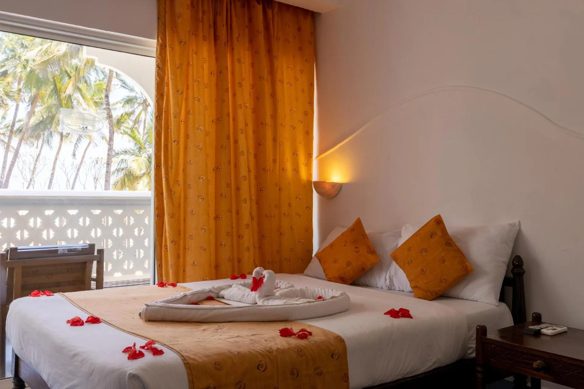 View (from property/room), Bed in Sun N Sand Beach Resort