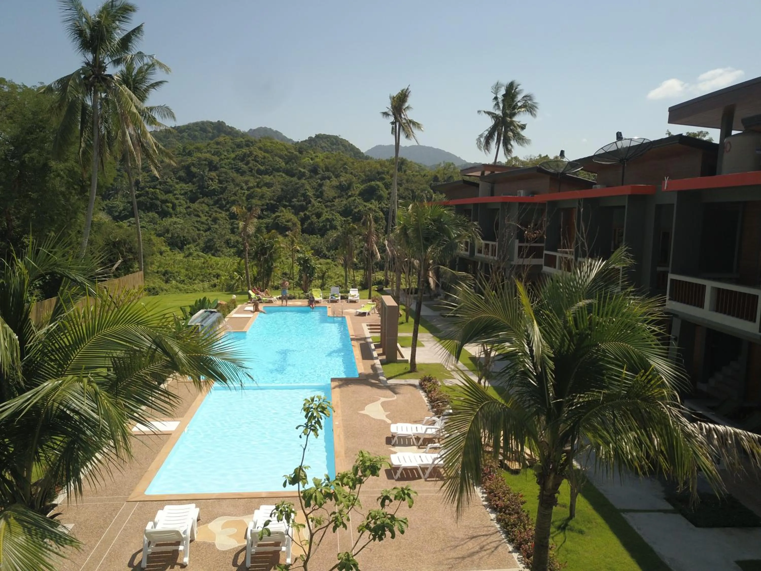 Pool view in Lanta Infinity Resort - SHA Extra Plus