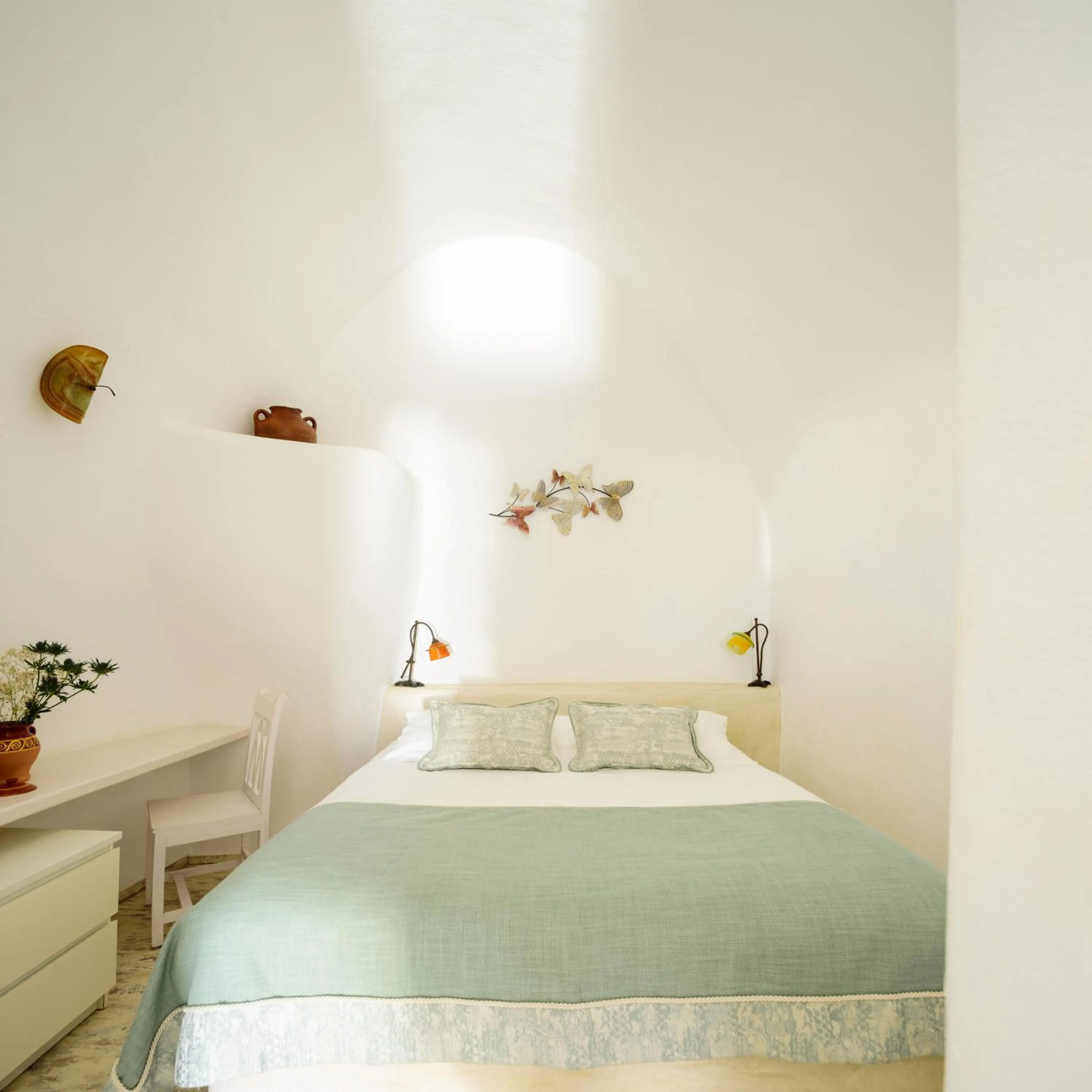 Bed in Fanari Villas