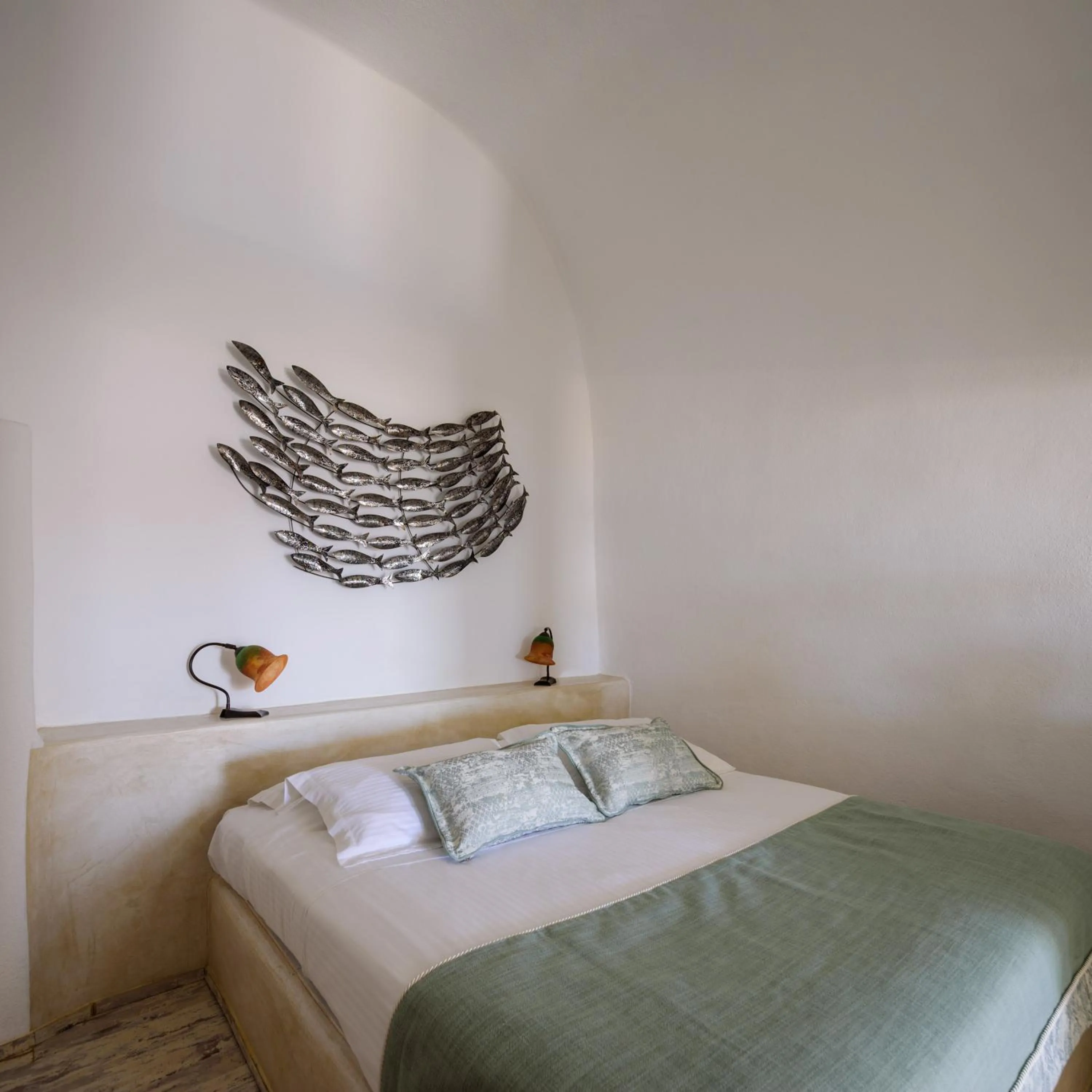 Bed in Fanari Villas