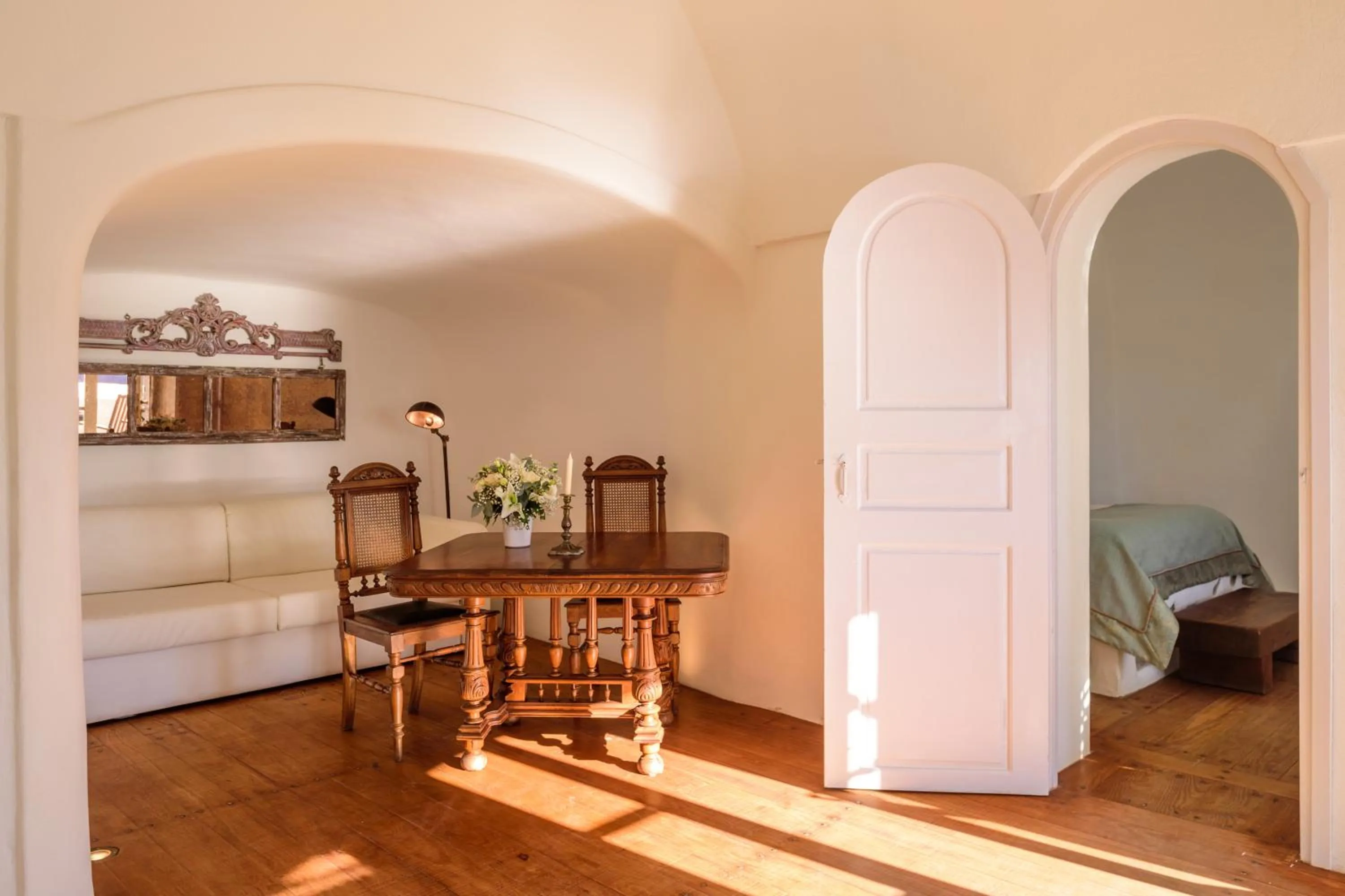 Bed in Fanari Villas