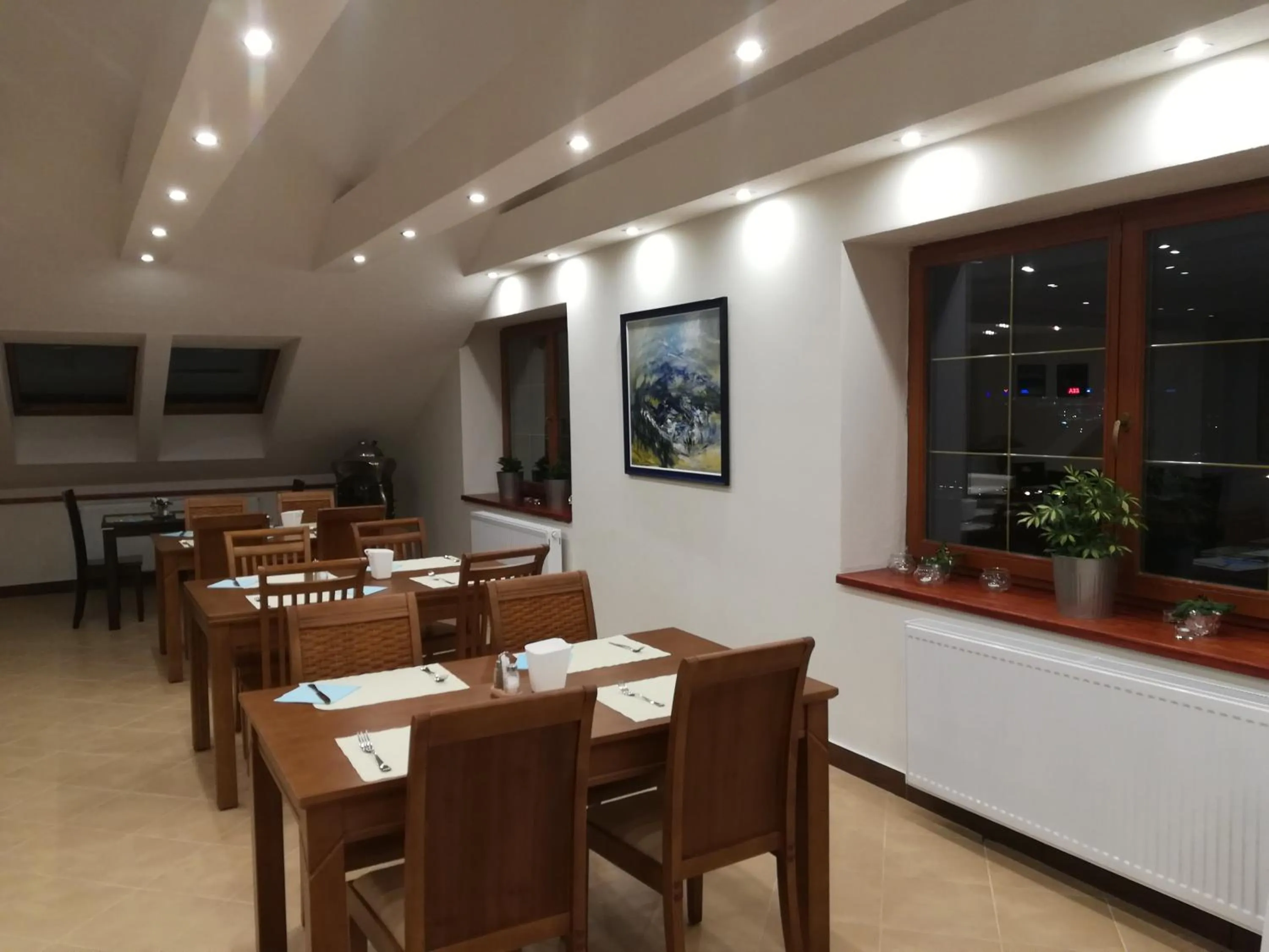 Dining area in Hotel na Kafkové