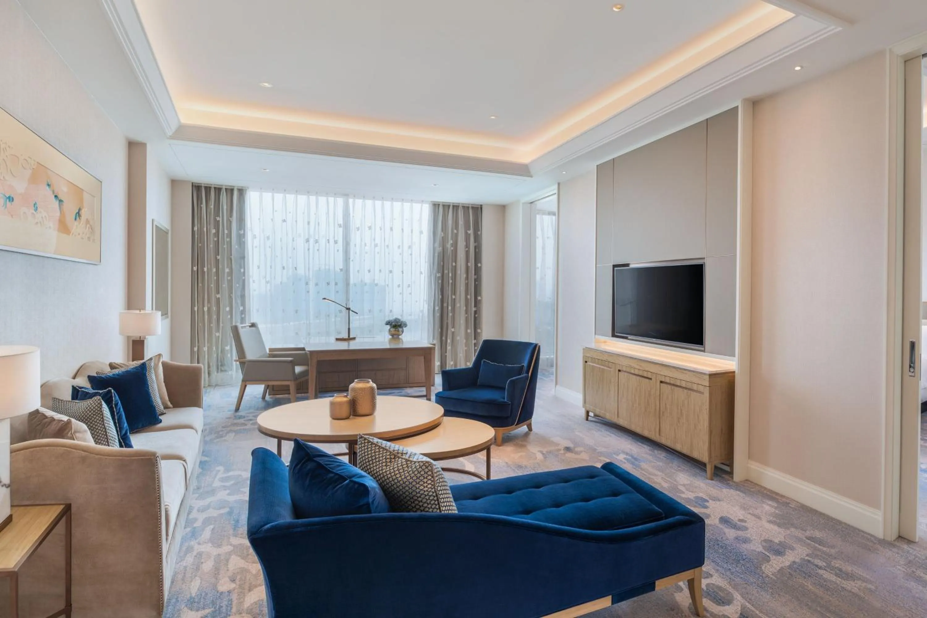 Living room in Le Meridien Suzhou, Suzhou Bay