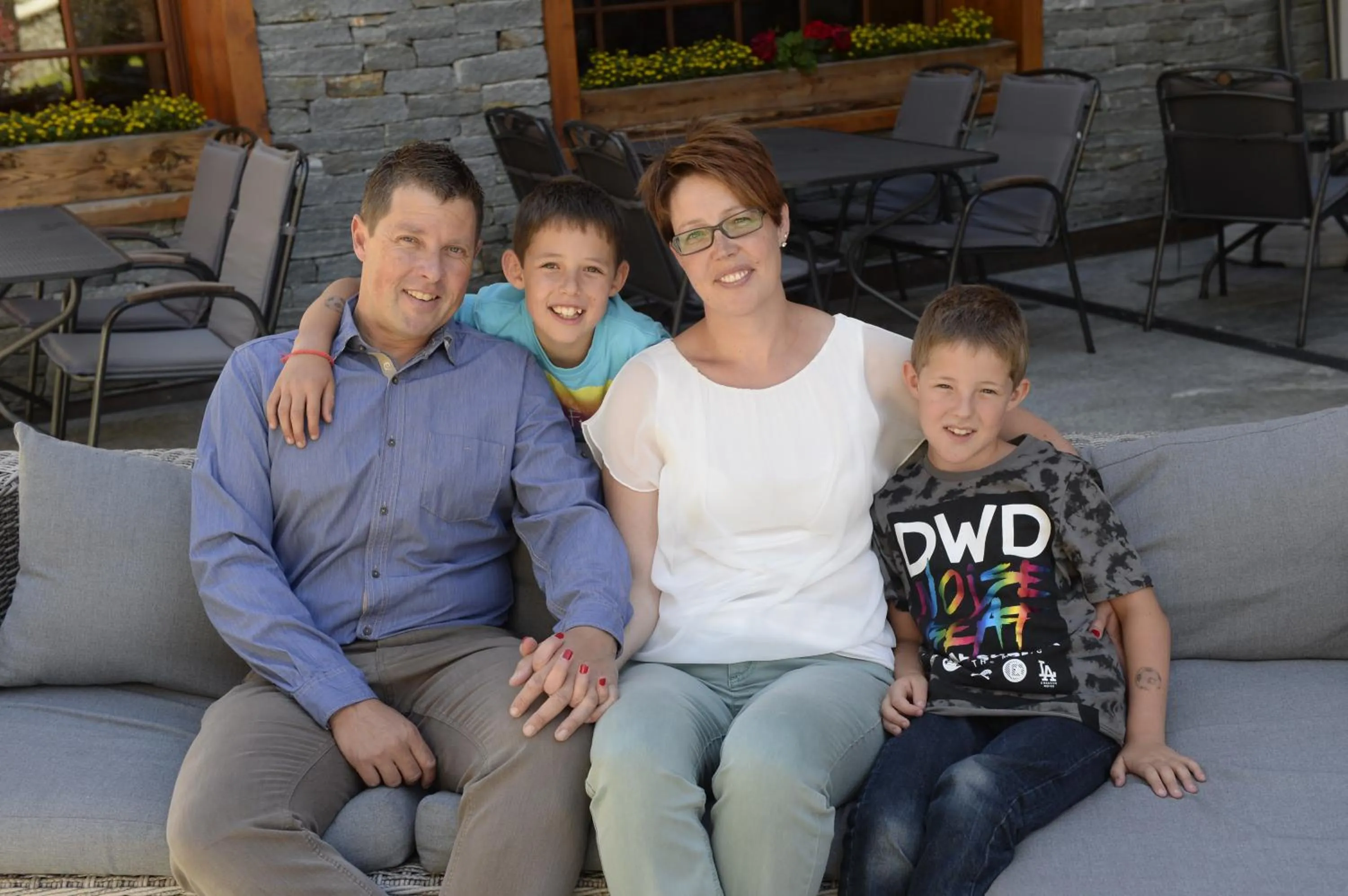 Family in Hotel Aristella Swissflair