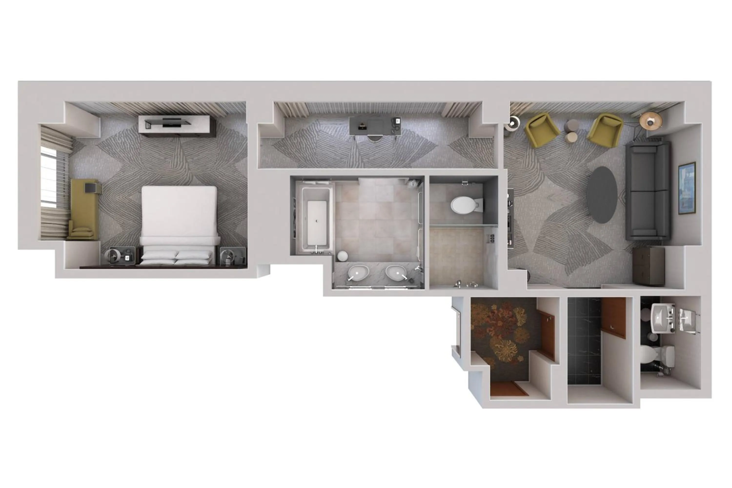 Bedroom in The Ritz-Carlton, Toronto