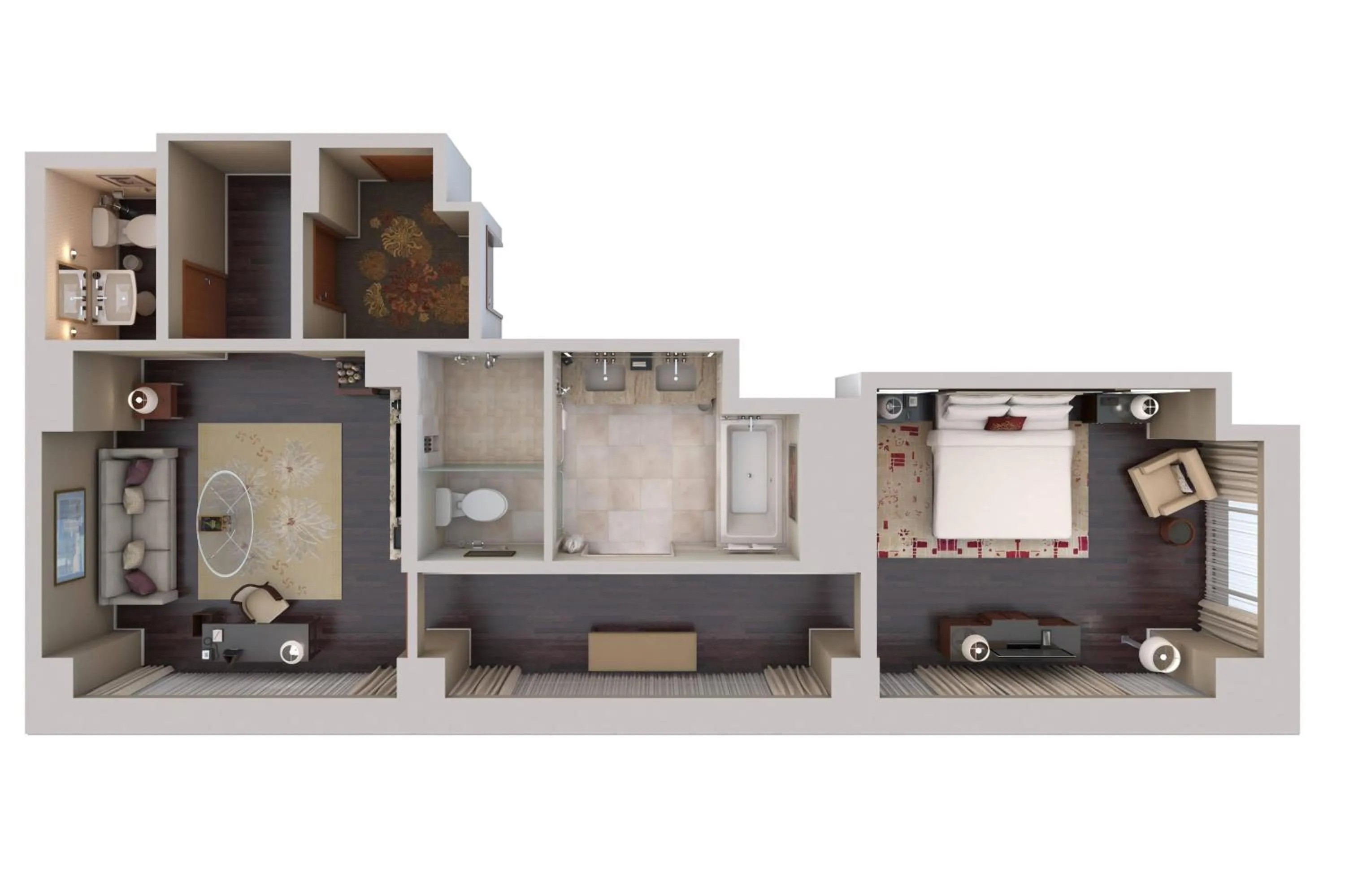 Bedroom in The Ritz-Carlton, Toronto