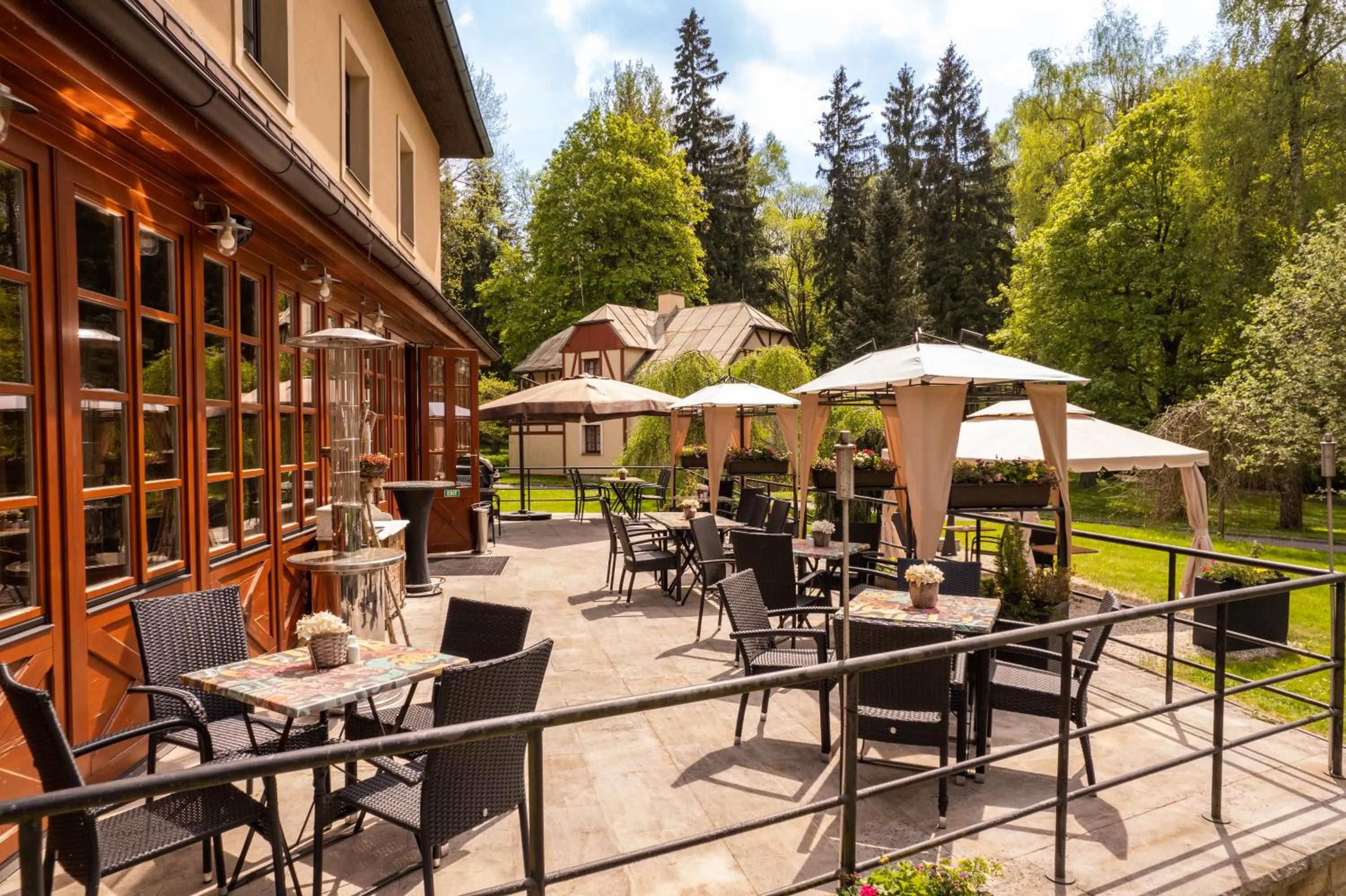 Balcony/Terrace in Wellness Golf Hotel Morris