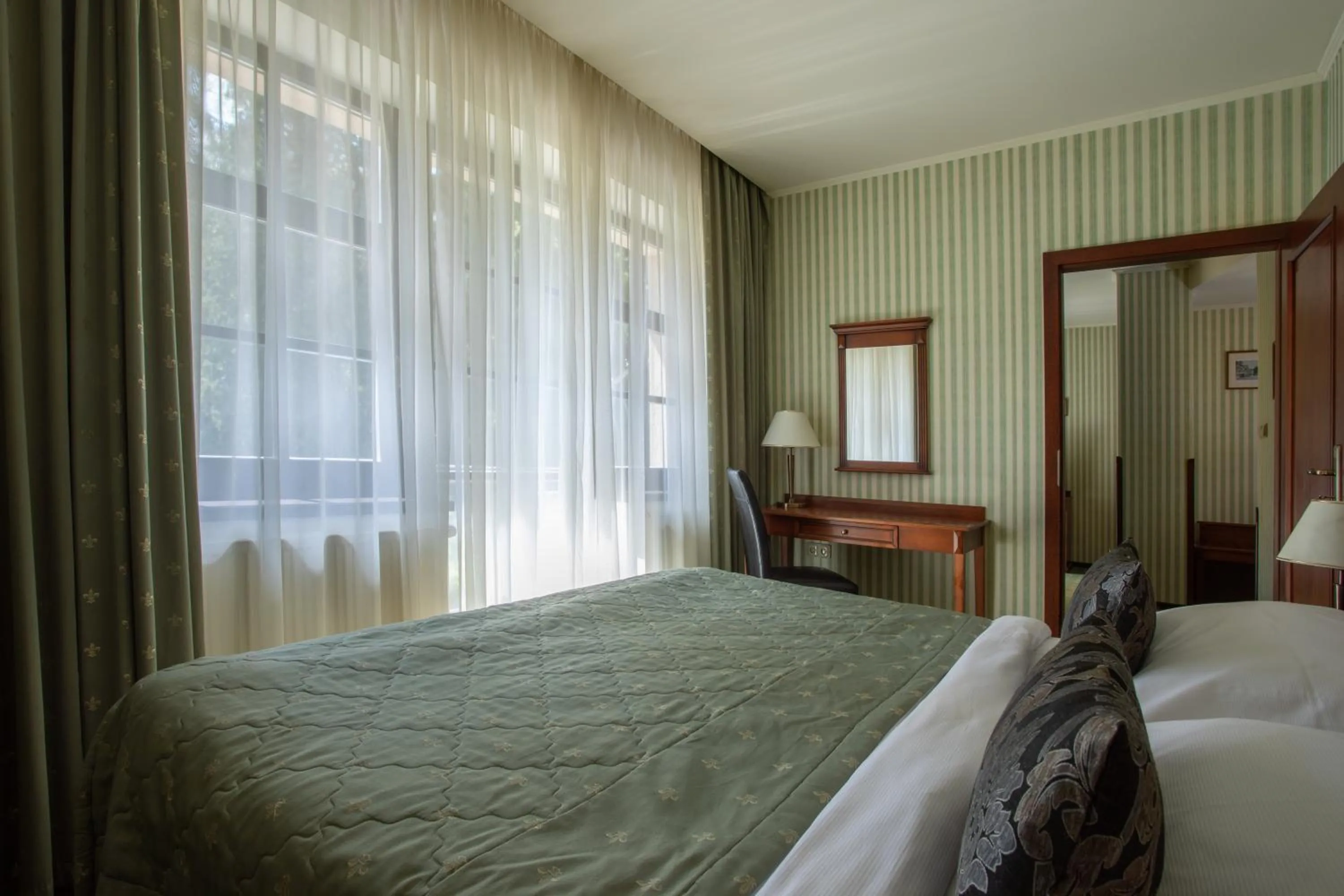 Bed in Wellness Golf Hotel Morris