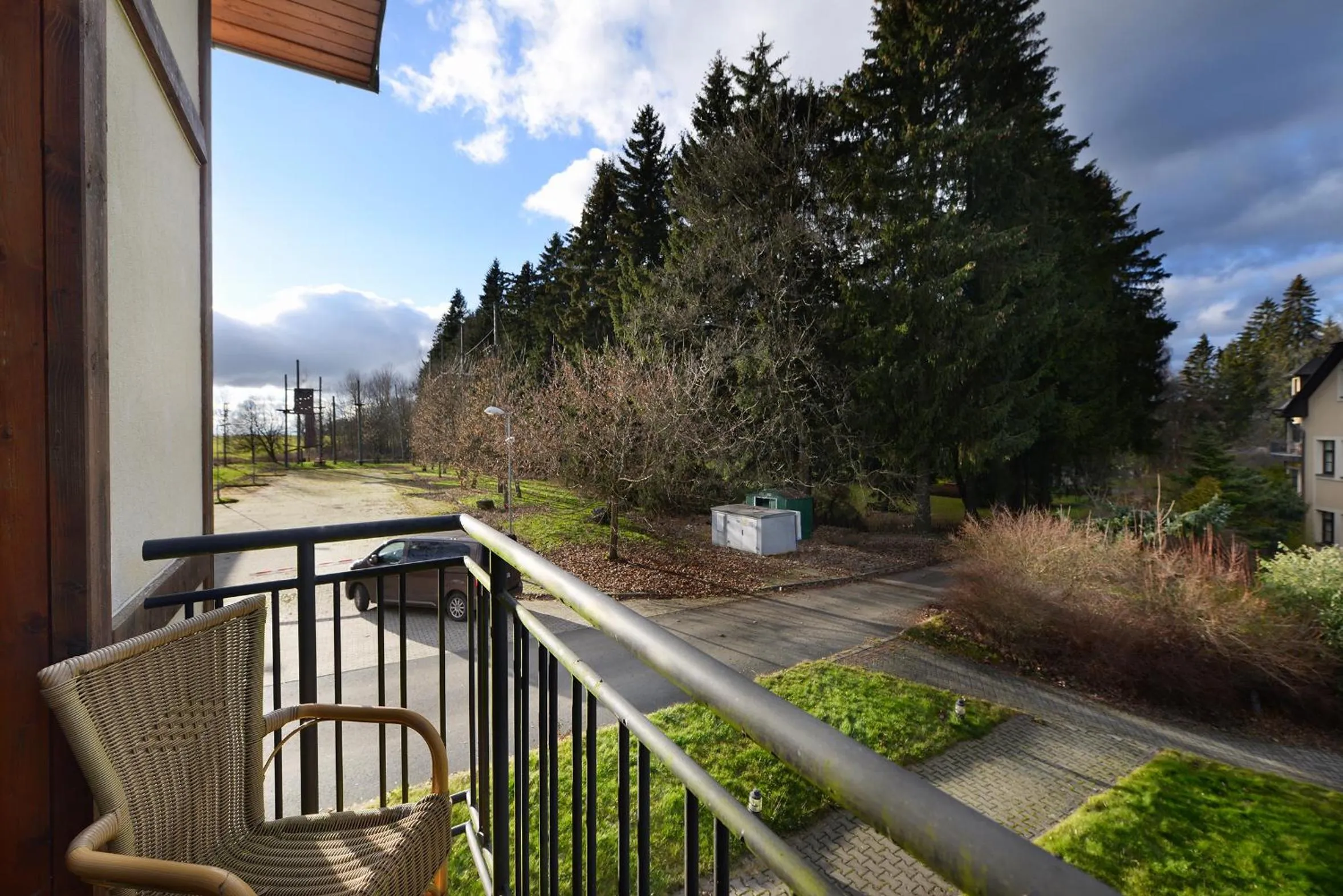 Patio in Wellness Golf Hotel Morris