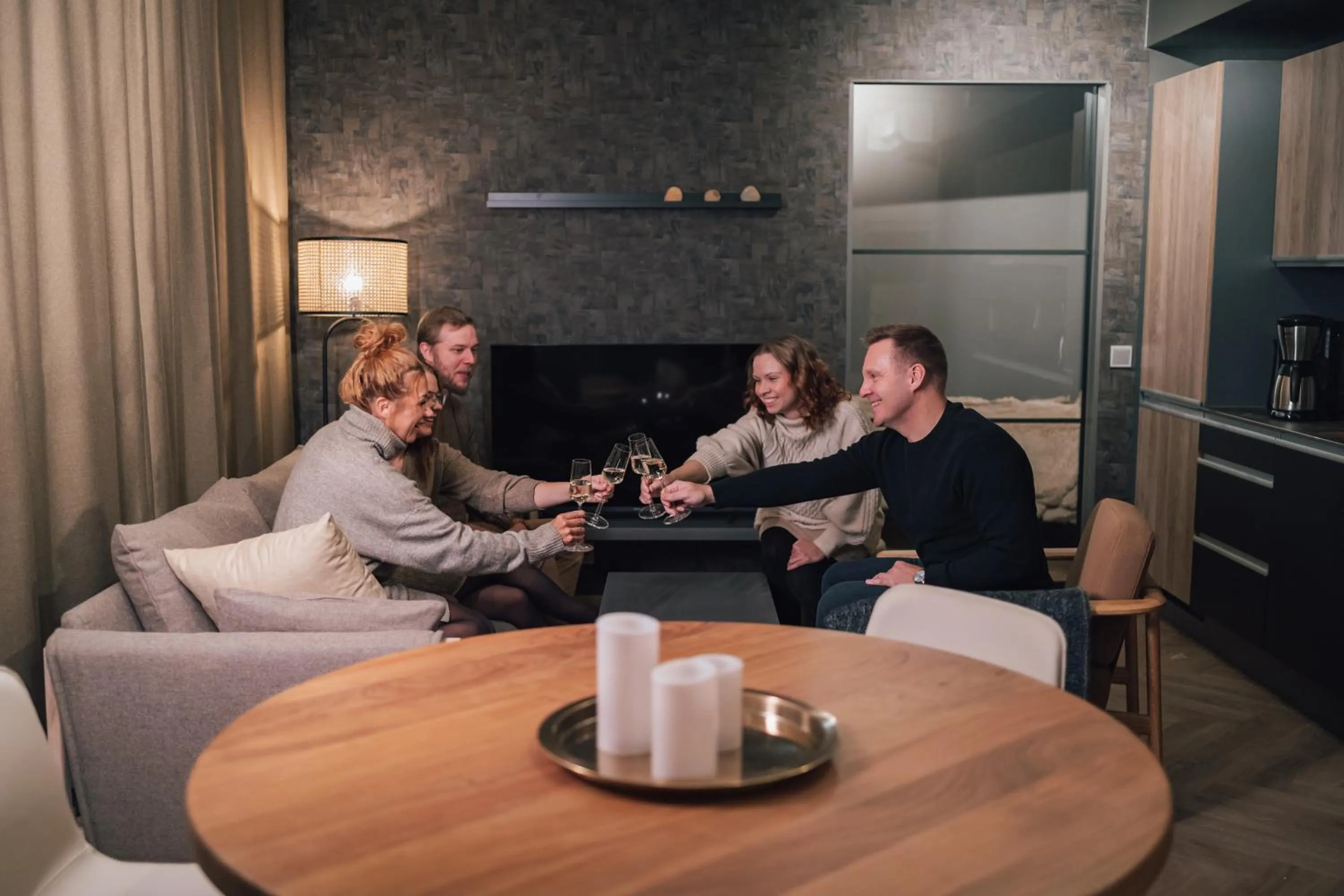 People in Tahko Spa Hotel