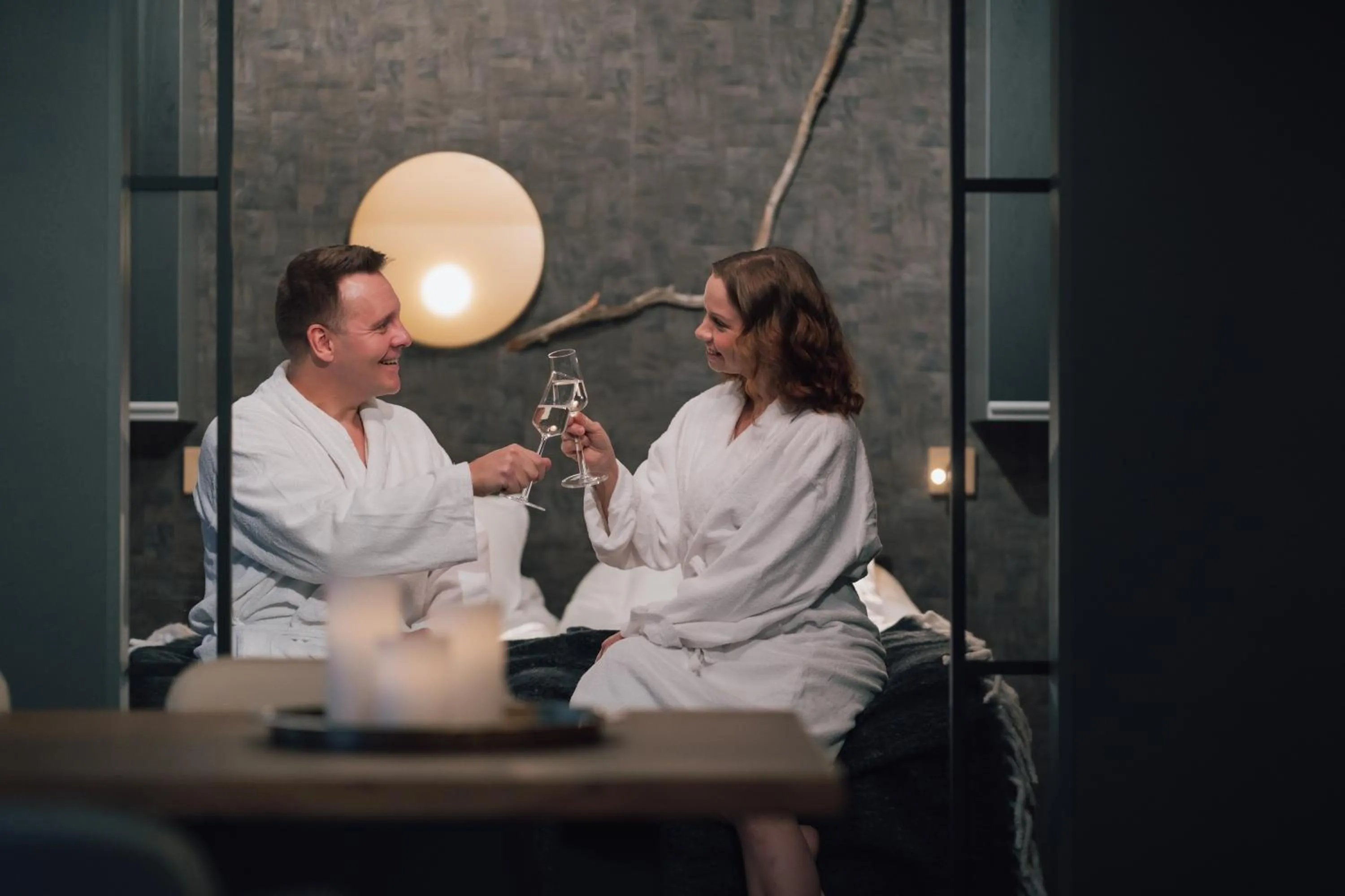 People in Tahko Spa Hotel