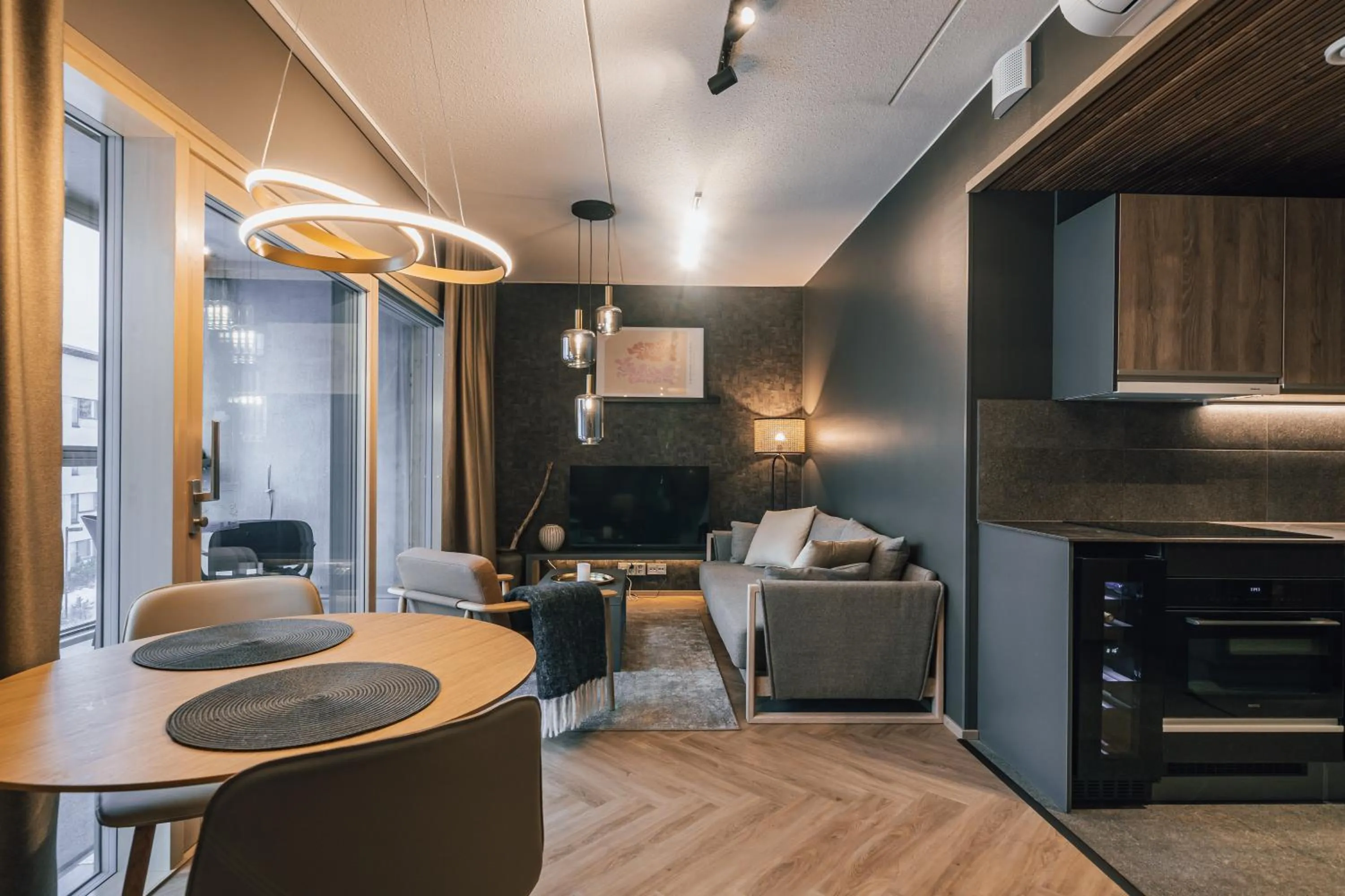 Kitchen or kitchenette in Tahko Spa Hotel