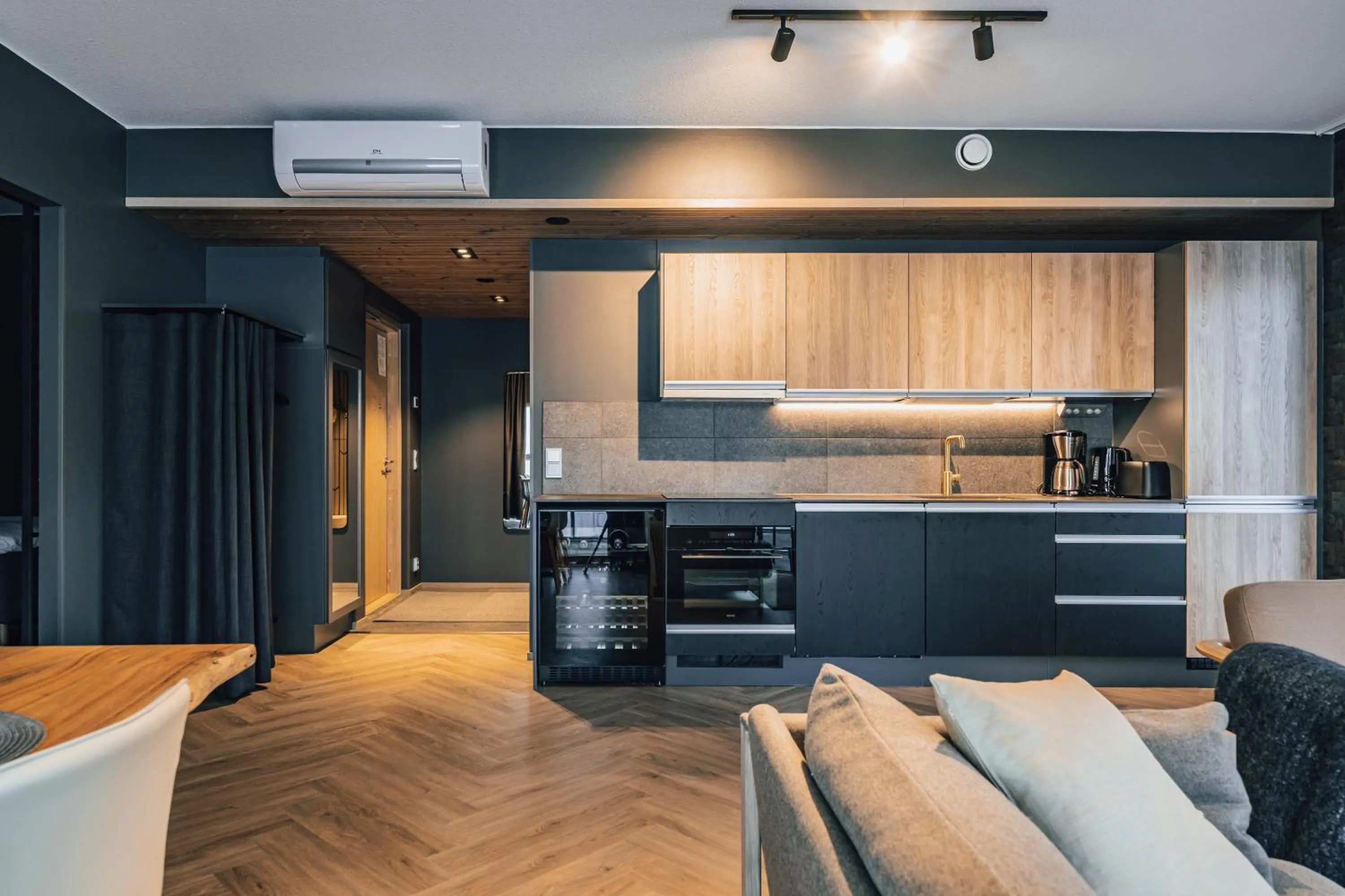 Kitchen or kitchenette in Tahko Spa Hotel