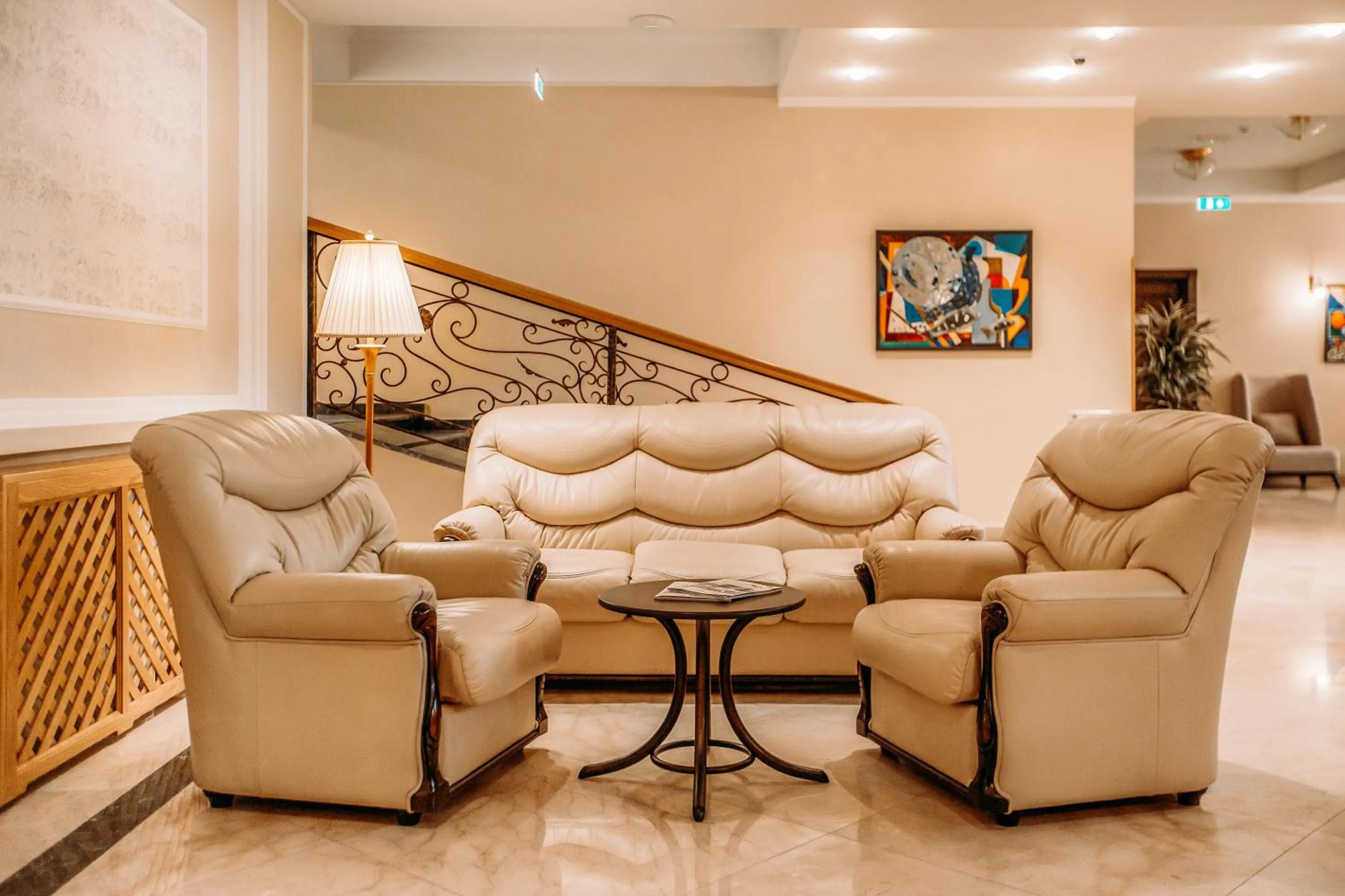 Lobby or reception in Porta Caucasia Kazbegi