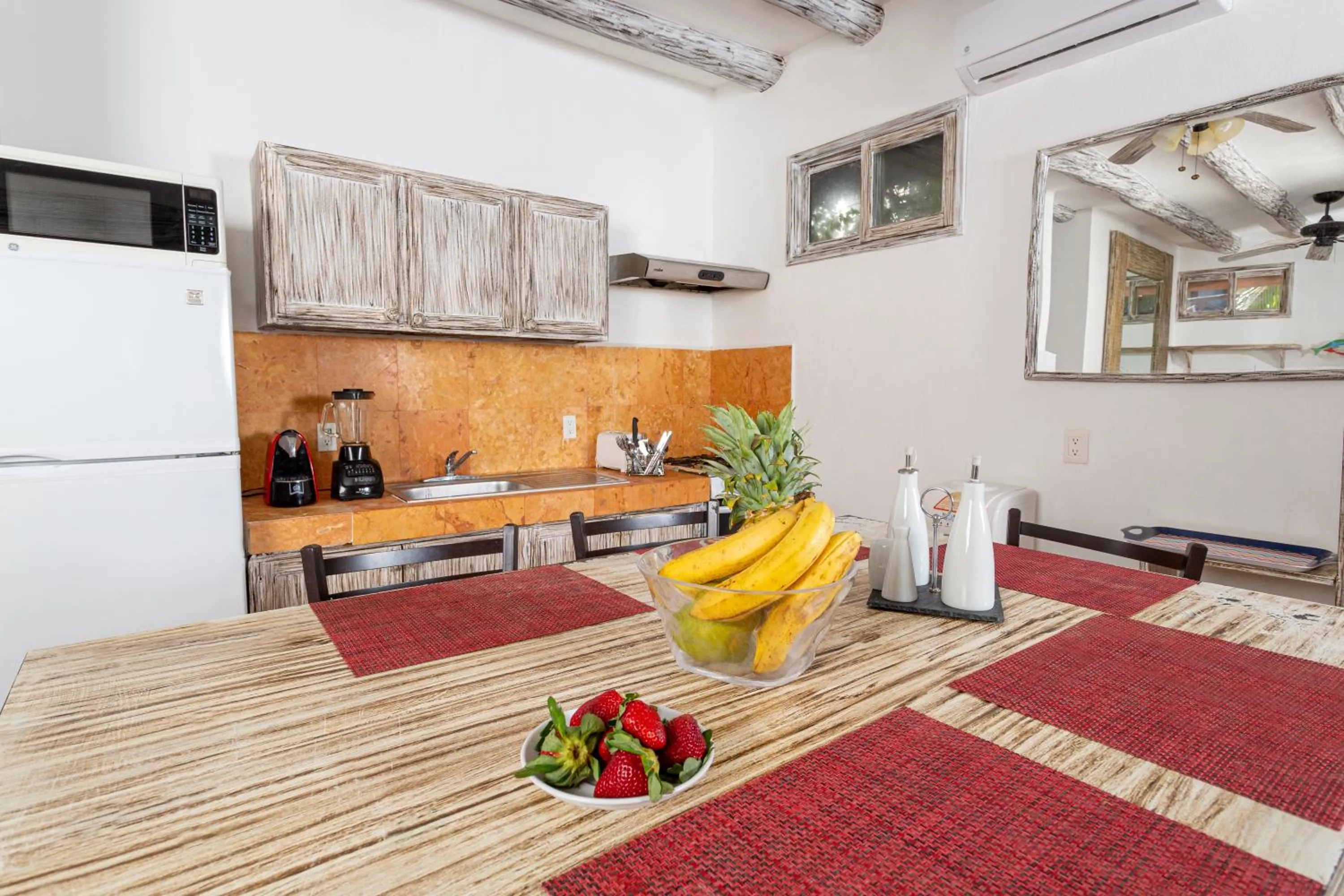 Kitchen or kitchenette in Holbox Dream Beachfront Hotel