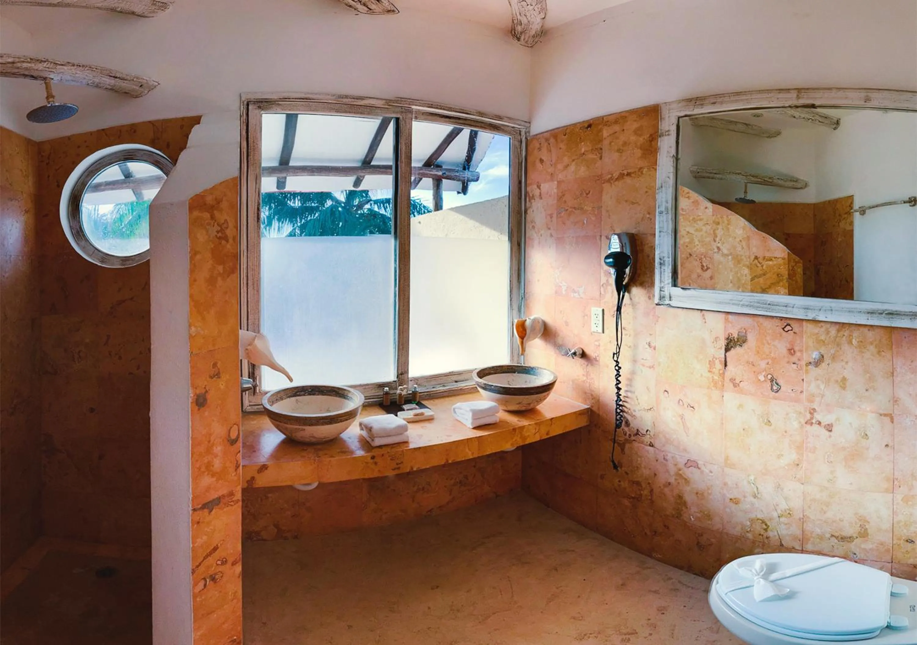 Toilet in Holbox Dream Beachfront Hotel