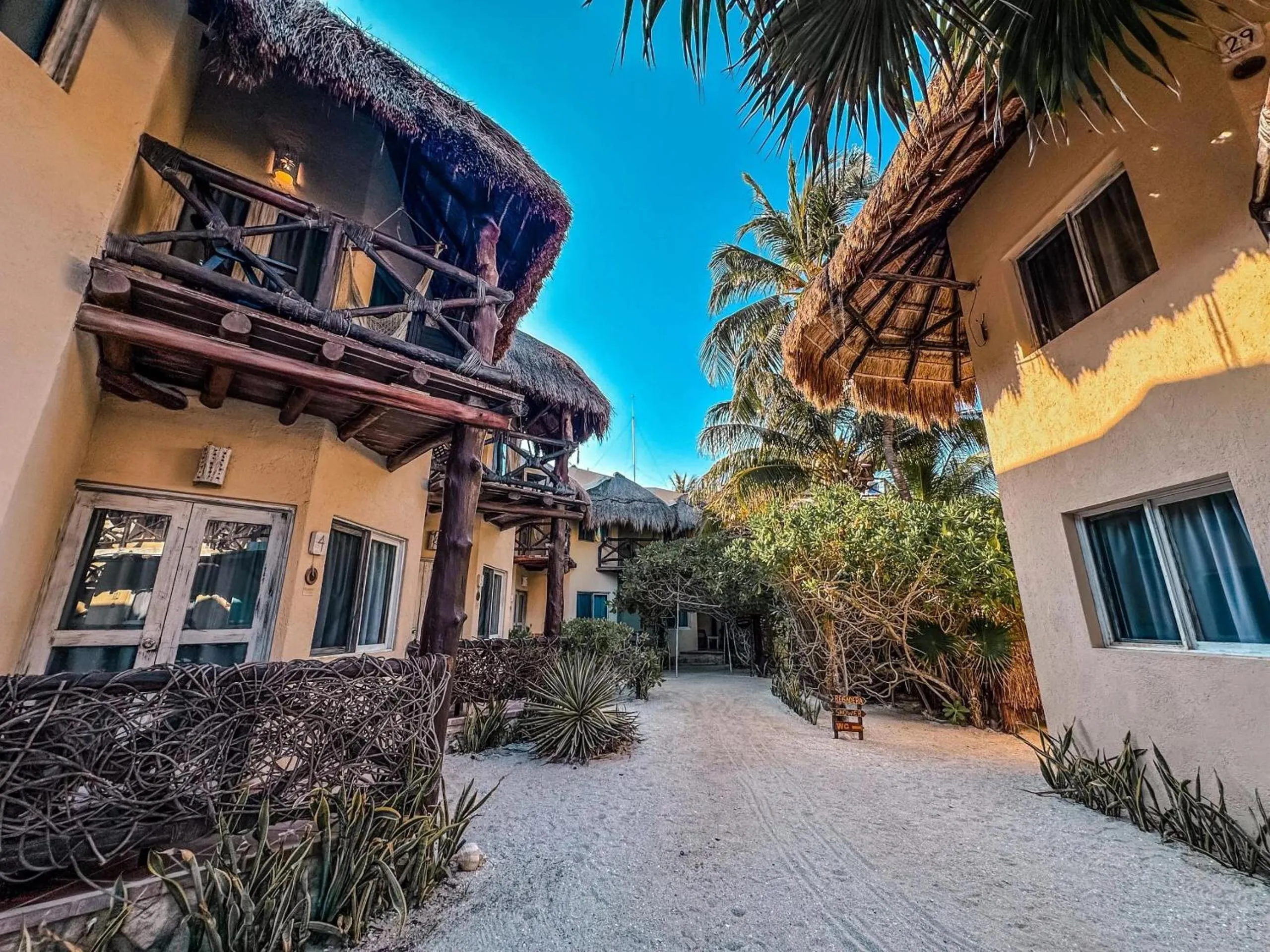 Property building in Holbox Dream Beachfront Hotel