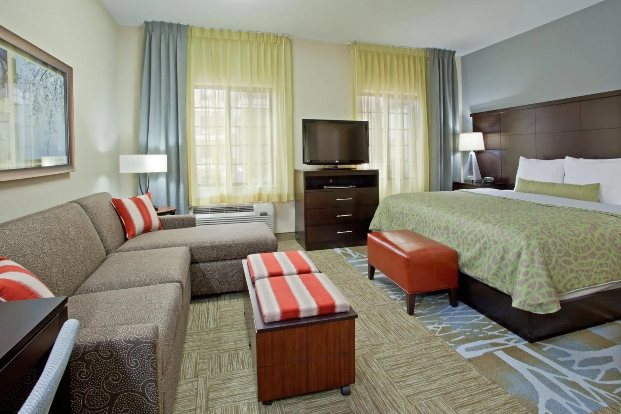 Photo of the whole room, Bed in Staybridge Suites Houston Stafford - Sugar Land by IHG