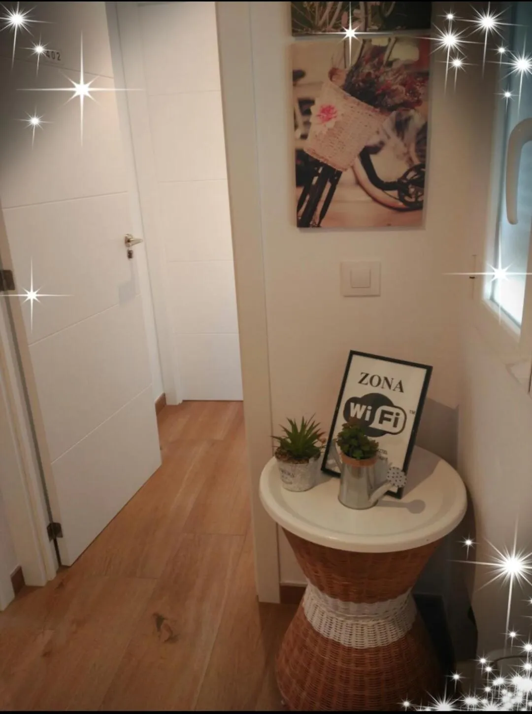 Property building in Hostal Bruña Paseo del Prado