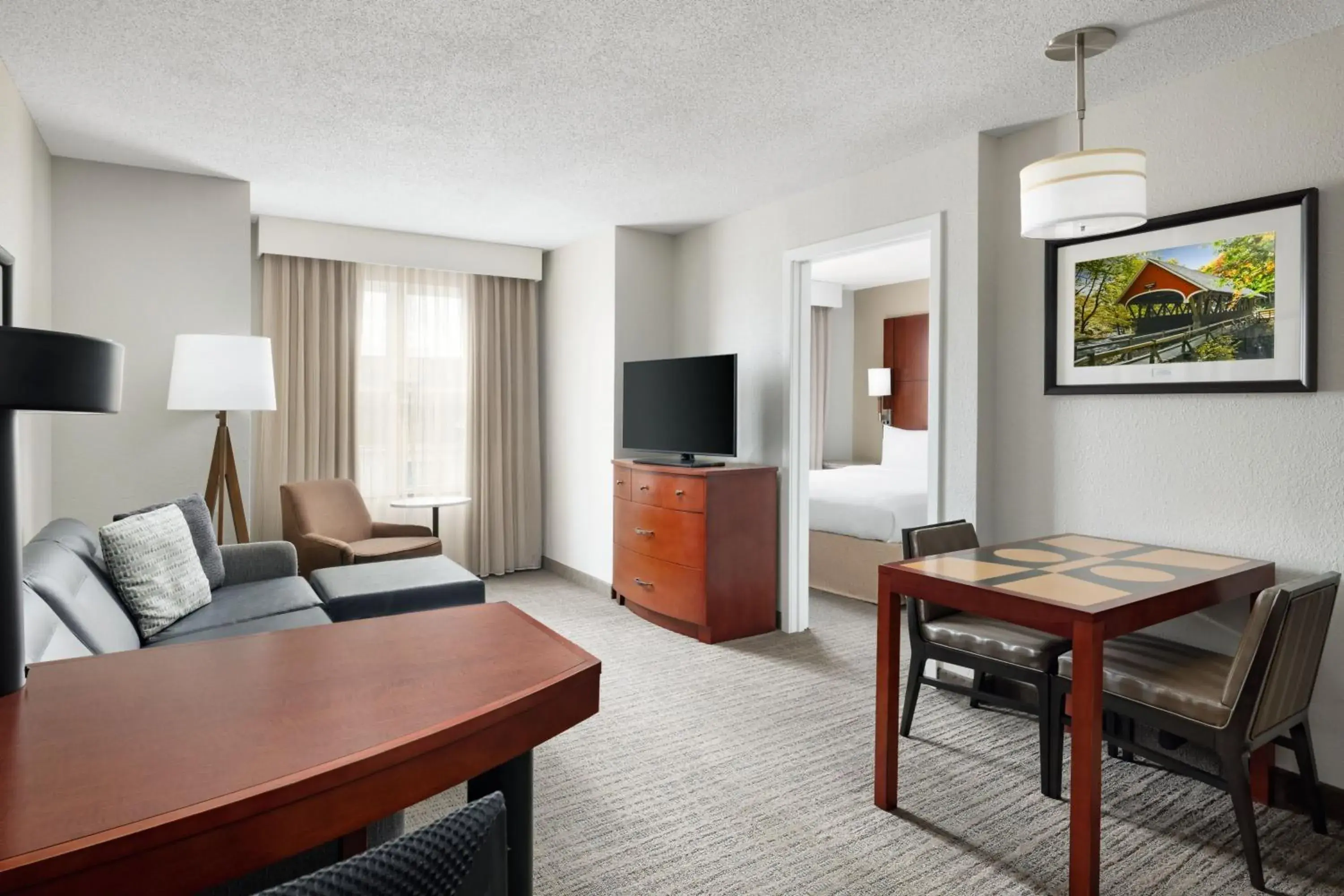 1 Bedroom Larger Suite, 1 King, Sofa bed, Corner room in Residence Inn Concord 1 Bedroom Larger Suite, 1 King, Sofa bed, Corner room in Residence Inn Concord