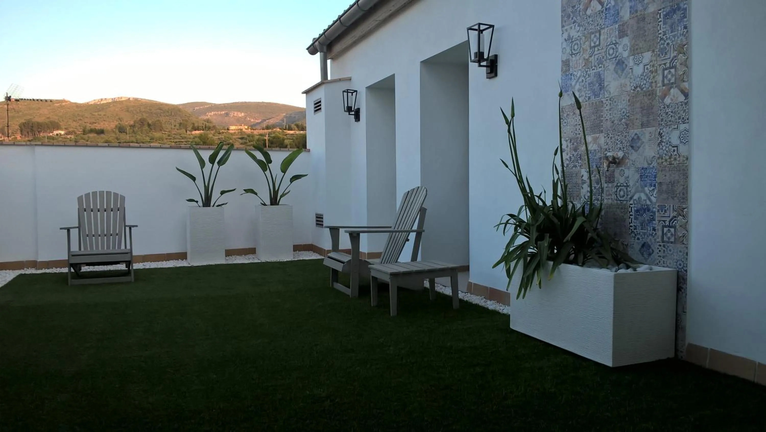 Balcony/Terrace in Hotel La Sitja - Adults only