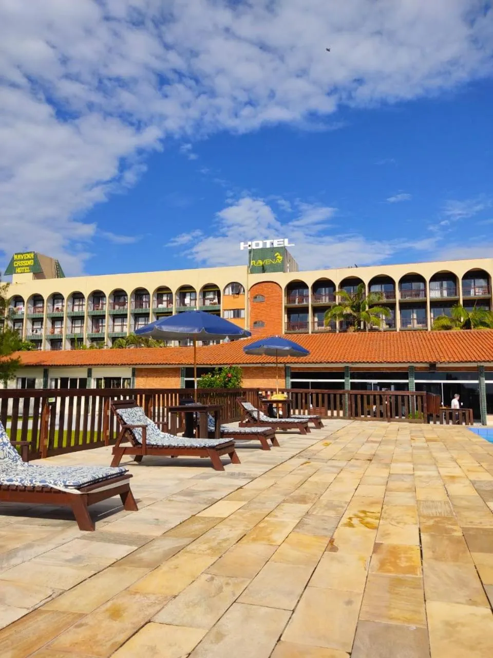 Pool view in Ravena Cassino Hotel
