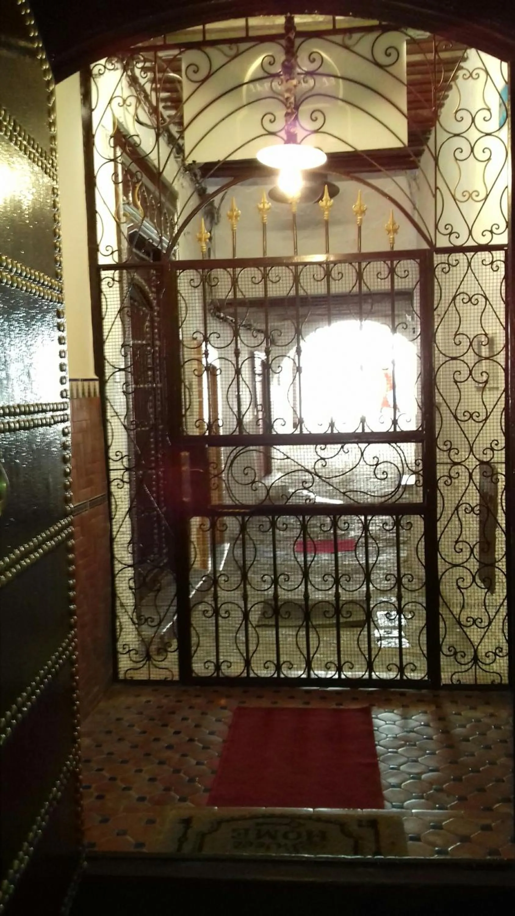 Lobby or reception, Bed in Riad EL Manantial,Dar Hajjaj,Patrimonio del SXIX