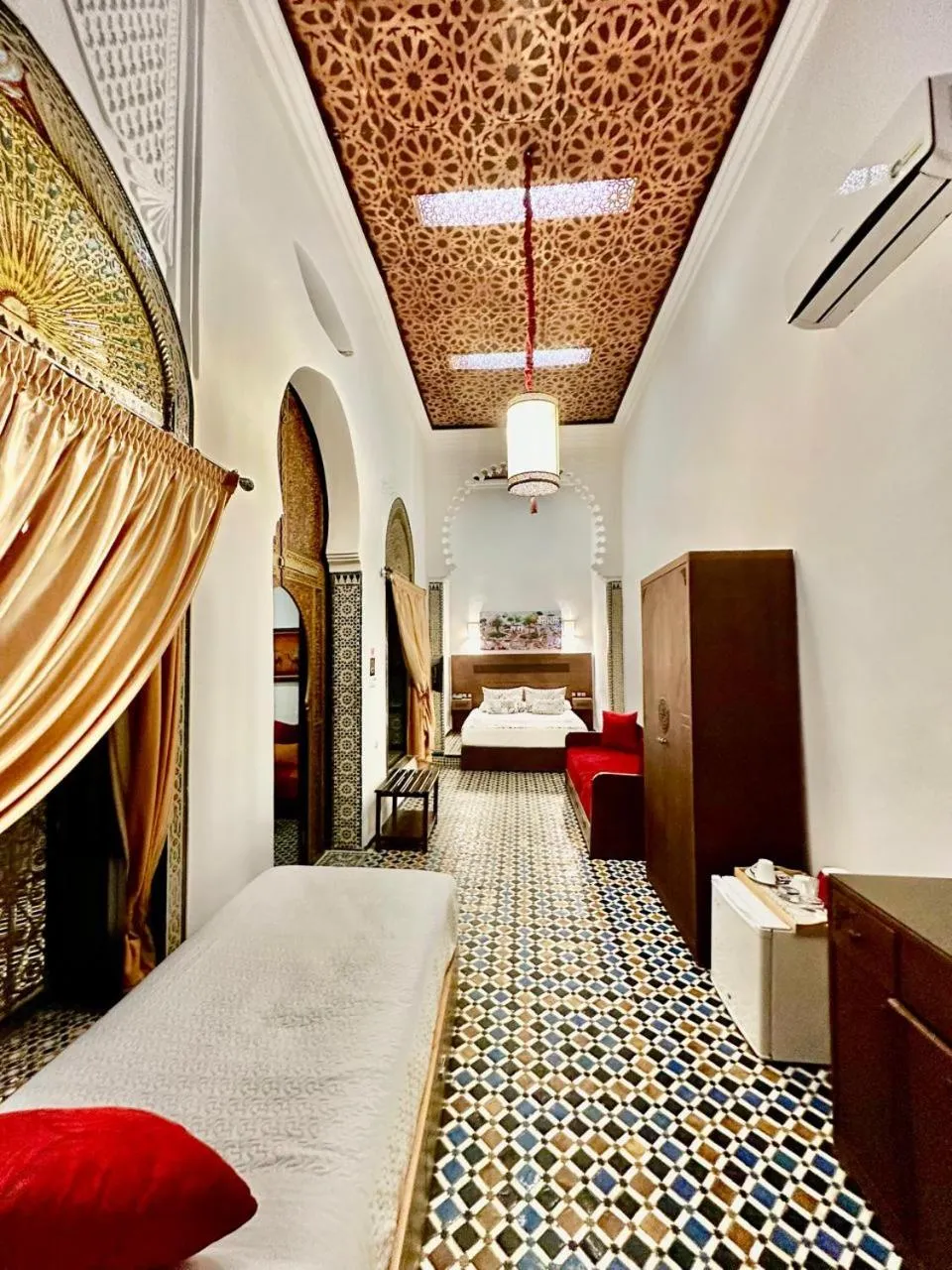 Bed in Riad EL Manantial,Dar Hajjaj,Patrimonio del SXIX