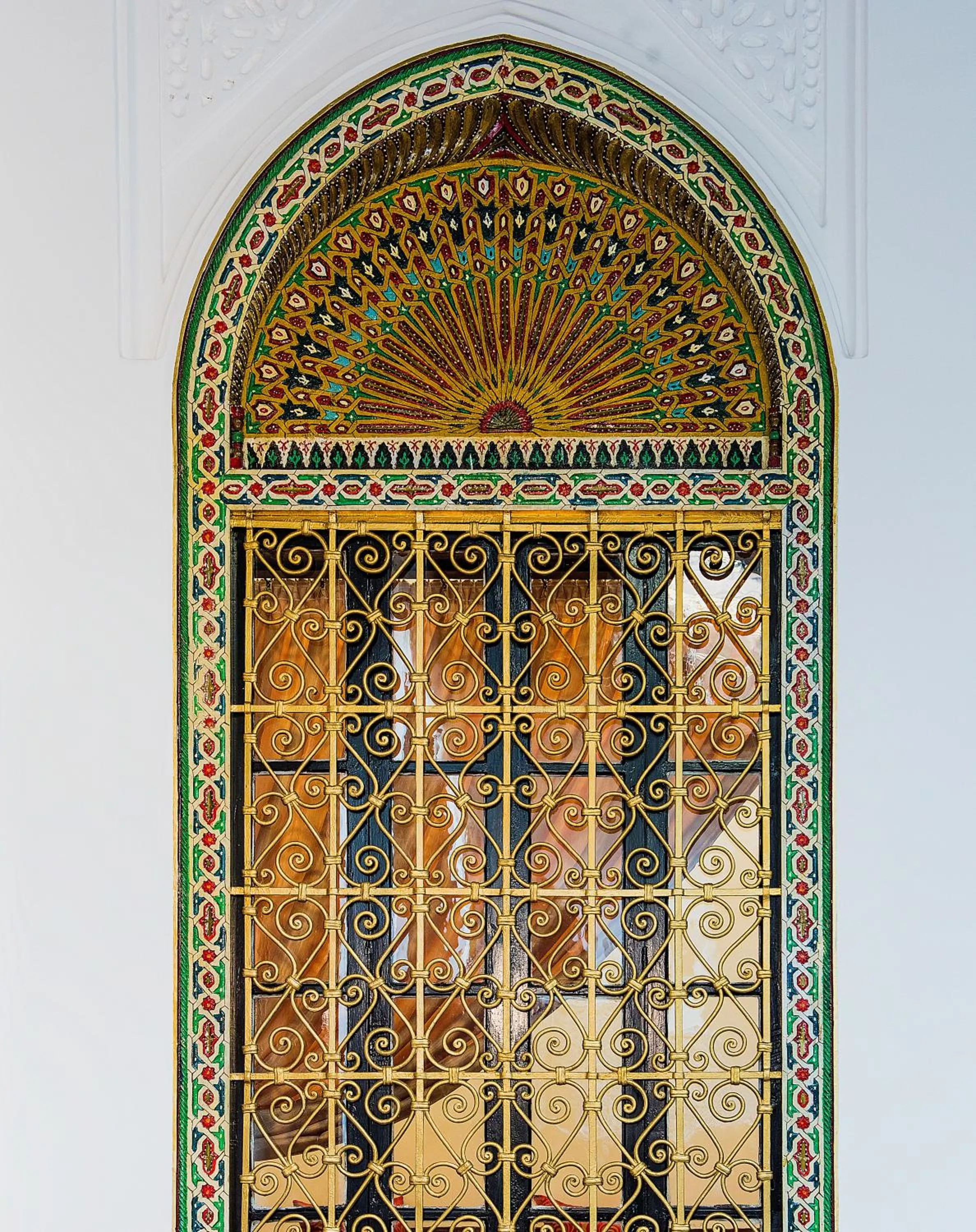 Inner courtyard view in Riad EL Manantial,Dar Hajjaj,Patrimonio del SXIX