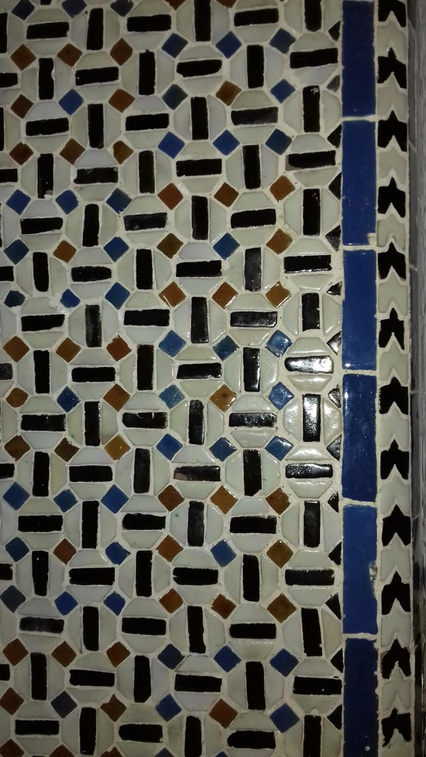 Decorative detail in Riad EL Manantial,Dar Hajjaj,Patrimonio del SXIX