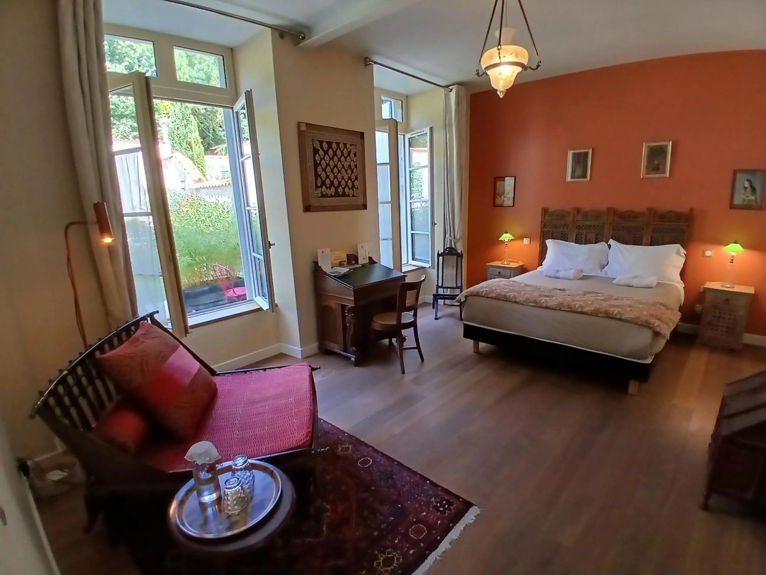 Bedroom, Bed in La Résidence des Indes