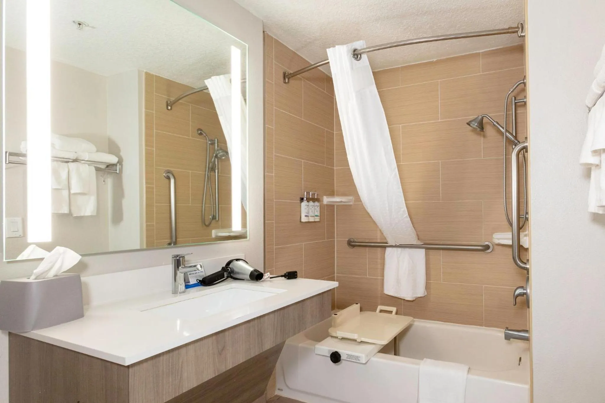 Bathroom in Holiday Inn Express Hotel & Suites Jacksonville Airport by IHG