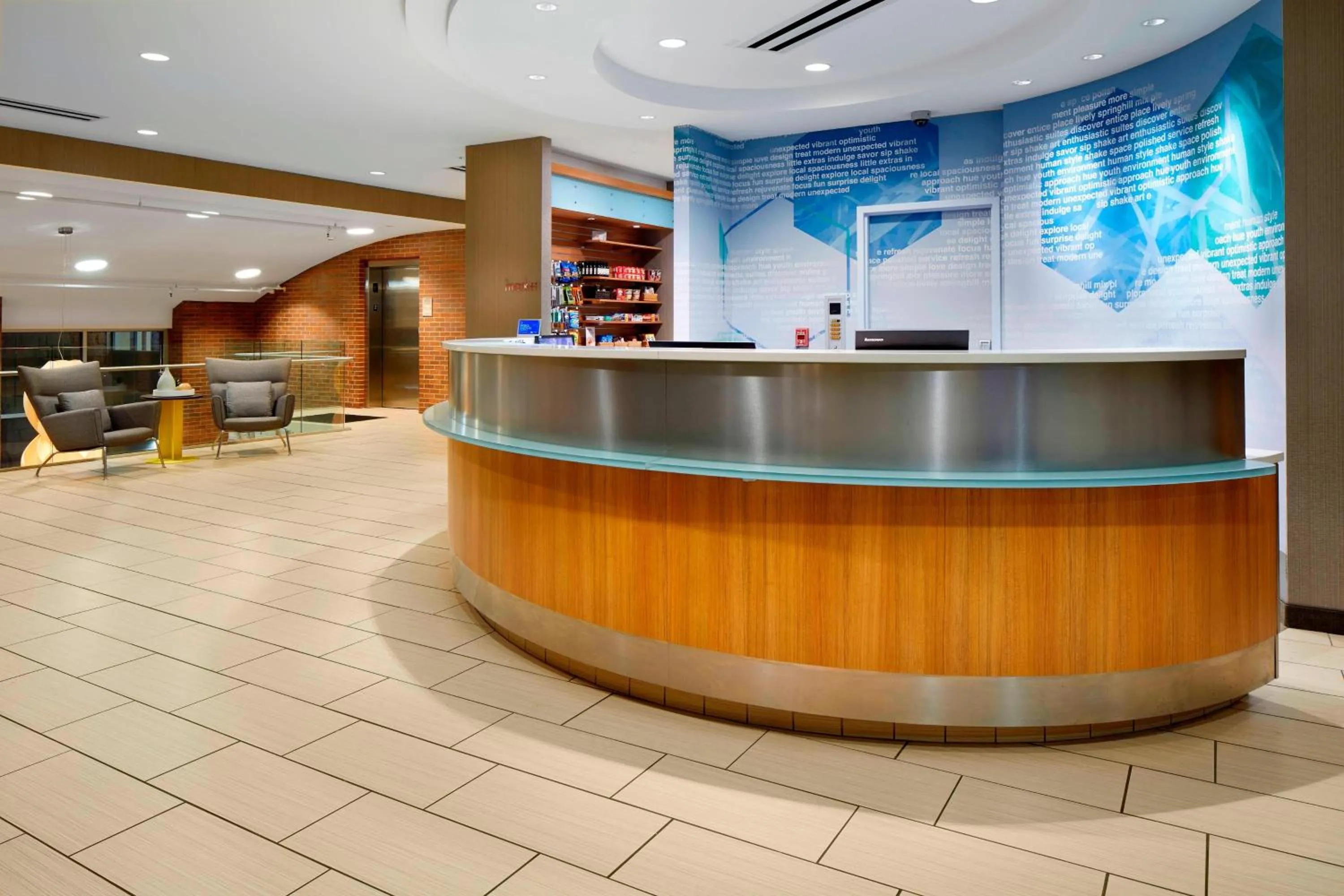 Lobby or reception in SpringHill Suites by Marriott Pittsburgh Bakery Square