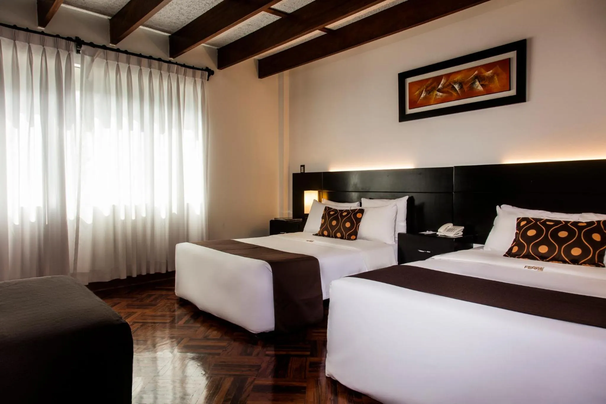 Bed in Hotel Ferré De Ville