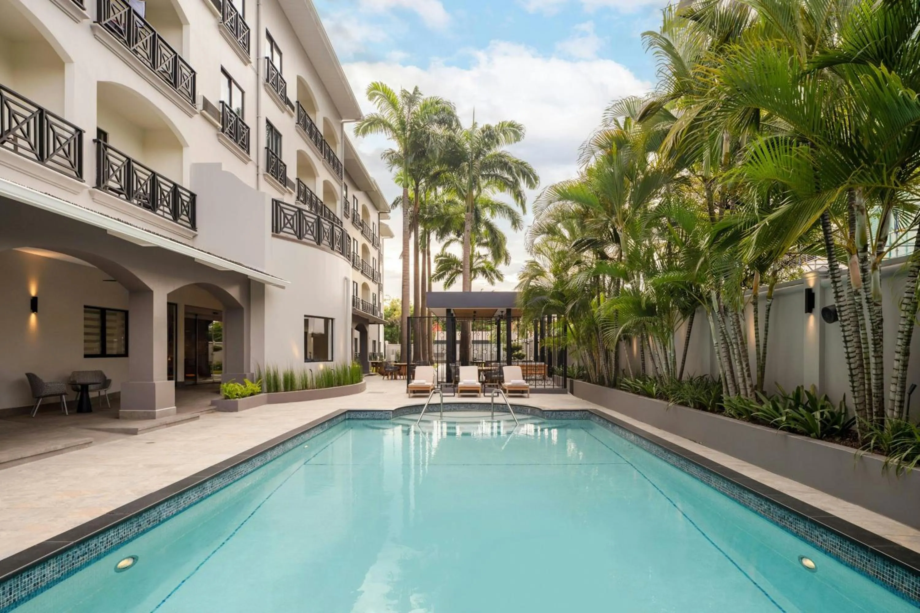 Swimming pool in Courtyard by Marriott Port of Spain