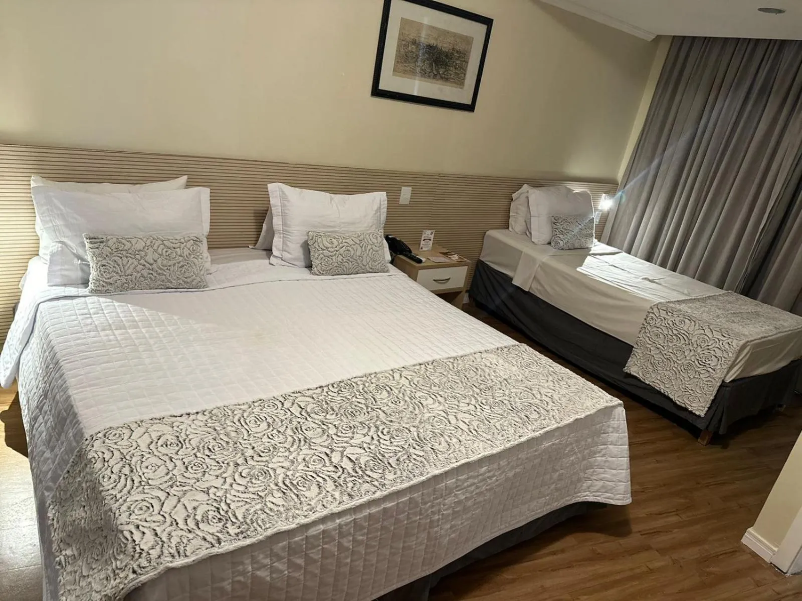 Photo of the whole room, Bed in Hotel Vila Rica Campinas